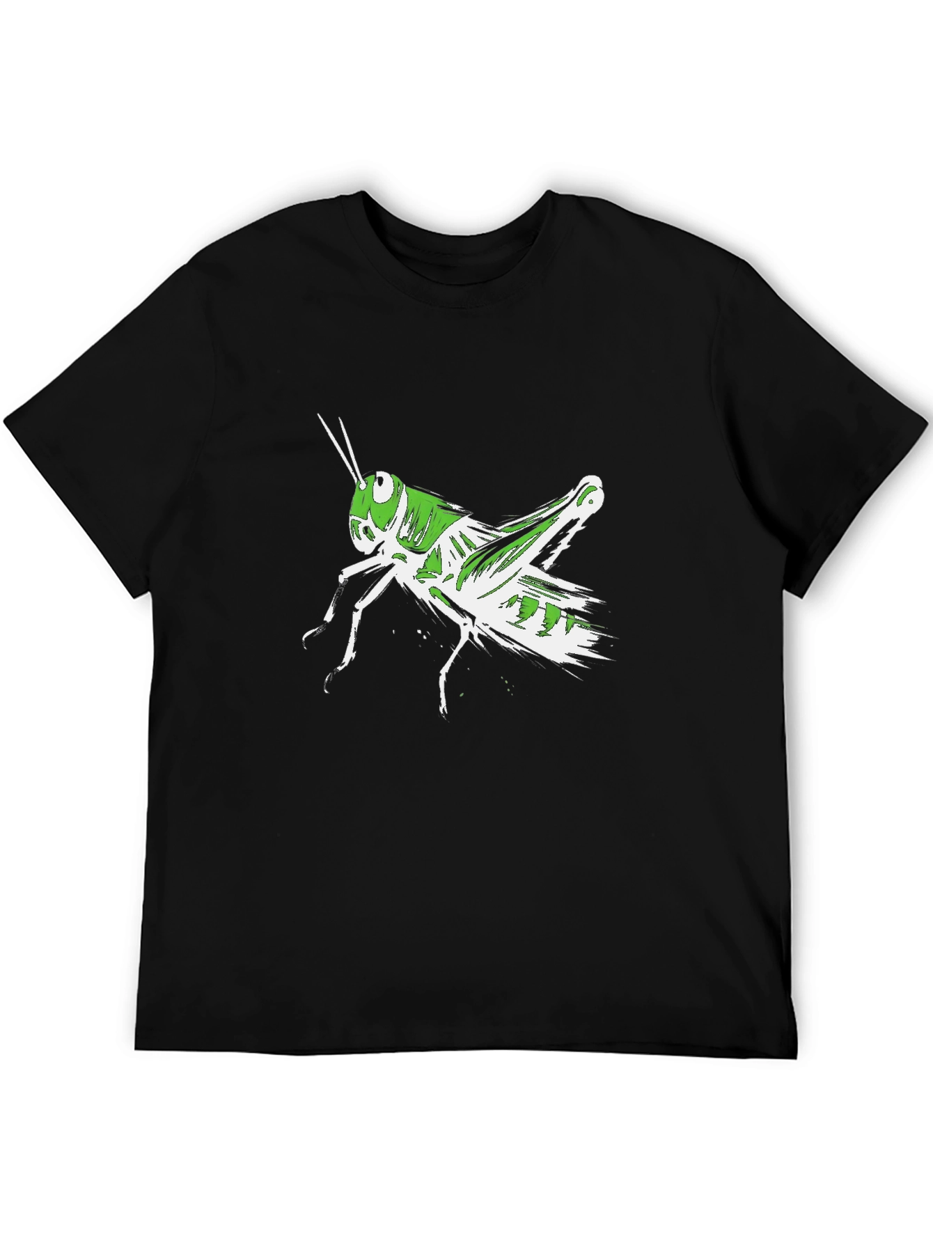 Grasshopper Graphic Black T-Shirt