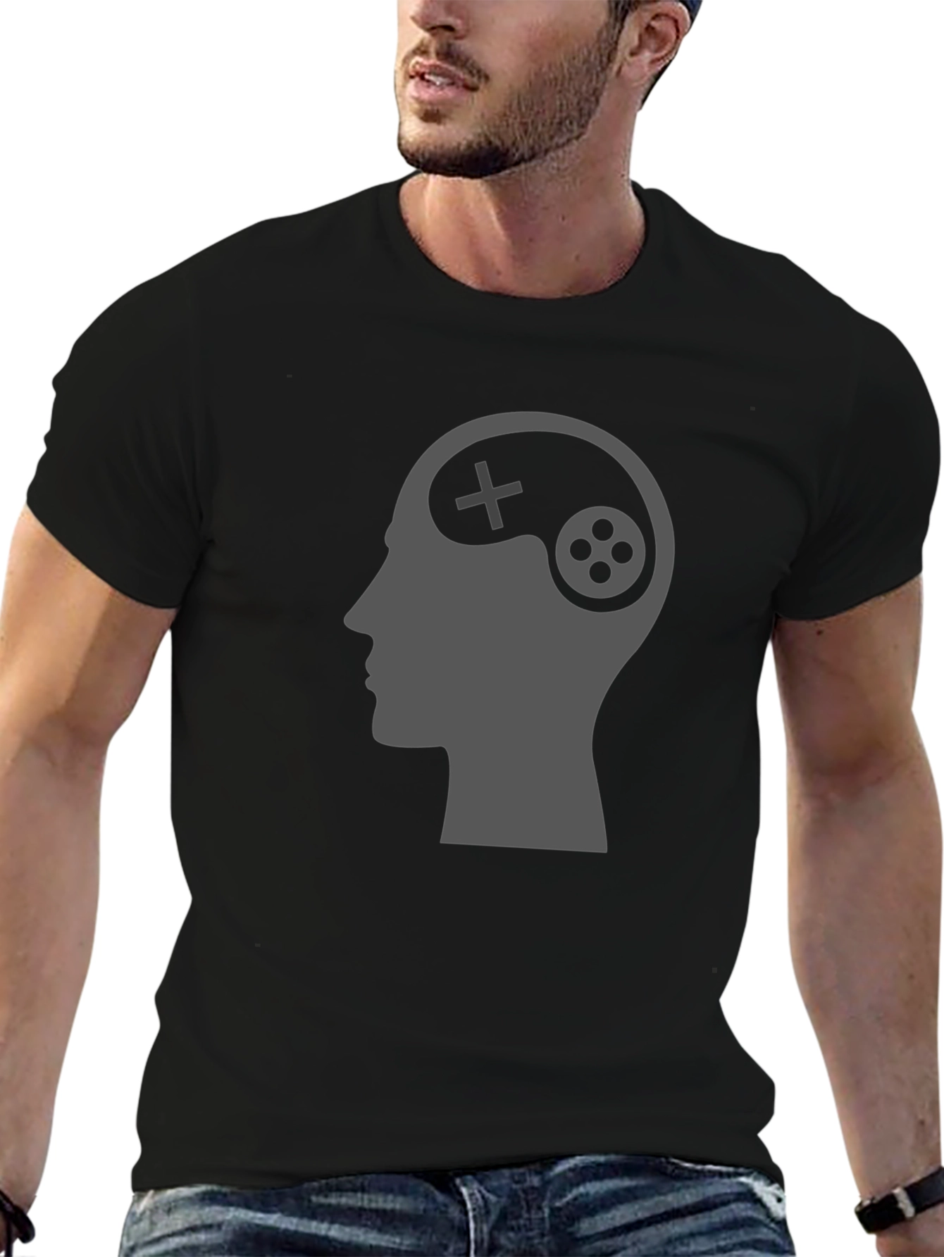Gamer Mind T-Shirt - Black Graphic Tee
