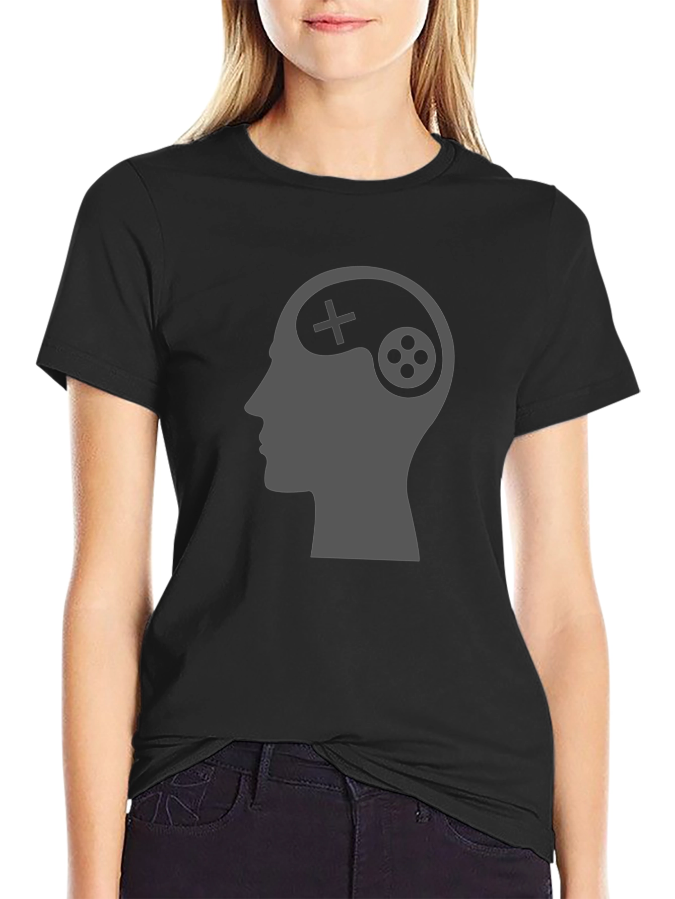 Gamer Mind T-Shirt - Black Graphic Tee