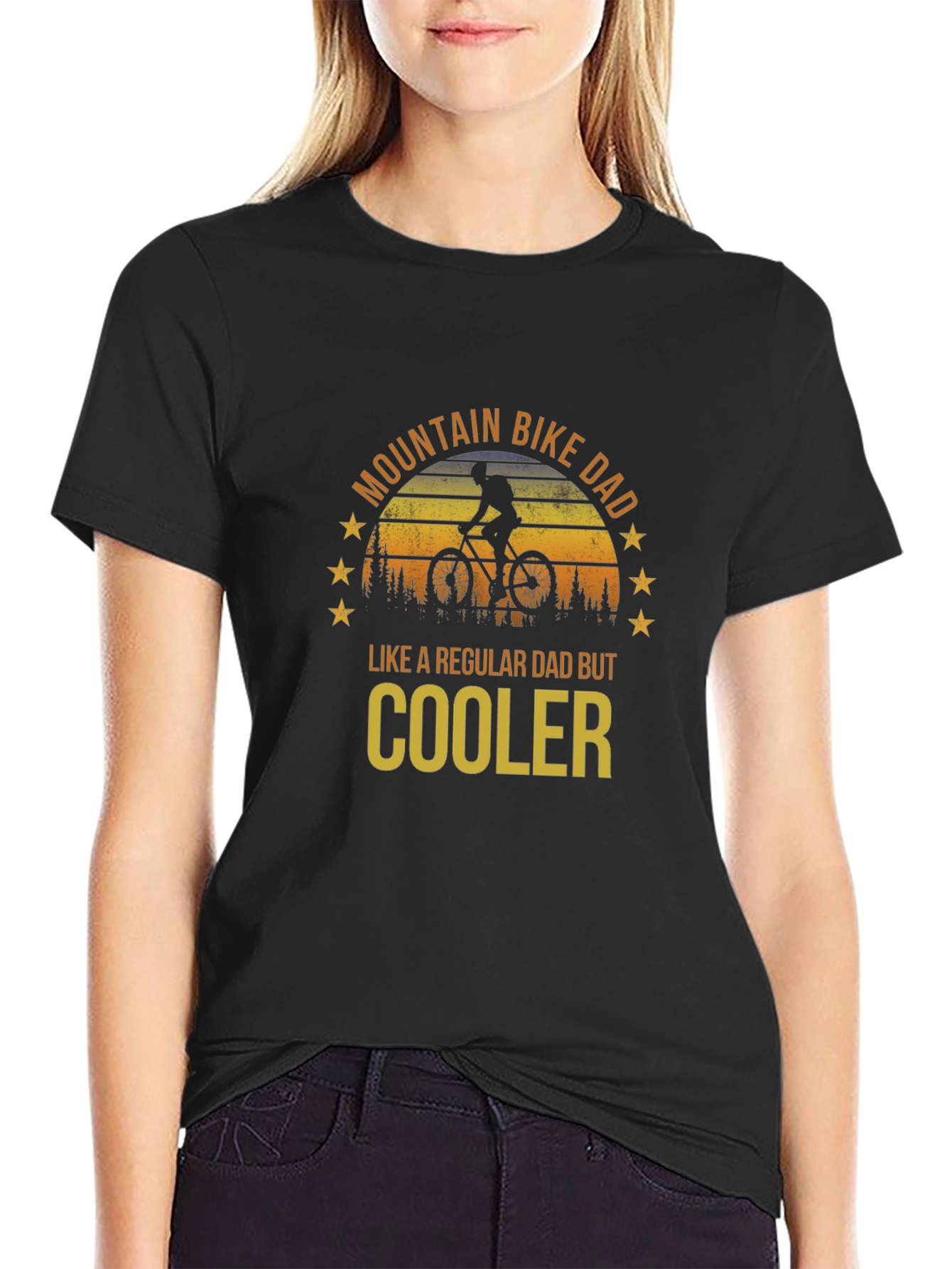 Mountain Bike Dad T-Shirt - Regular Dad But Cooler!