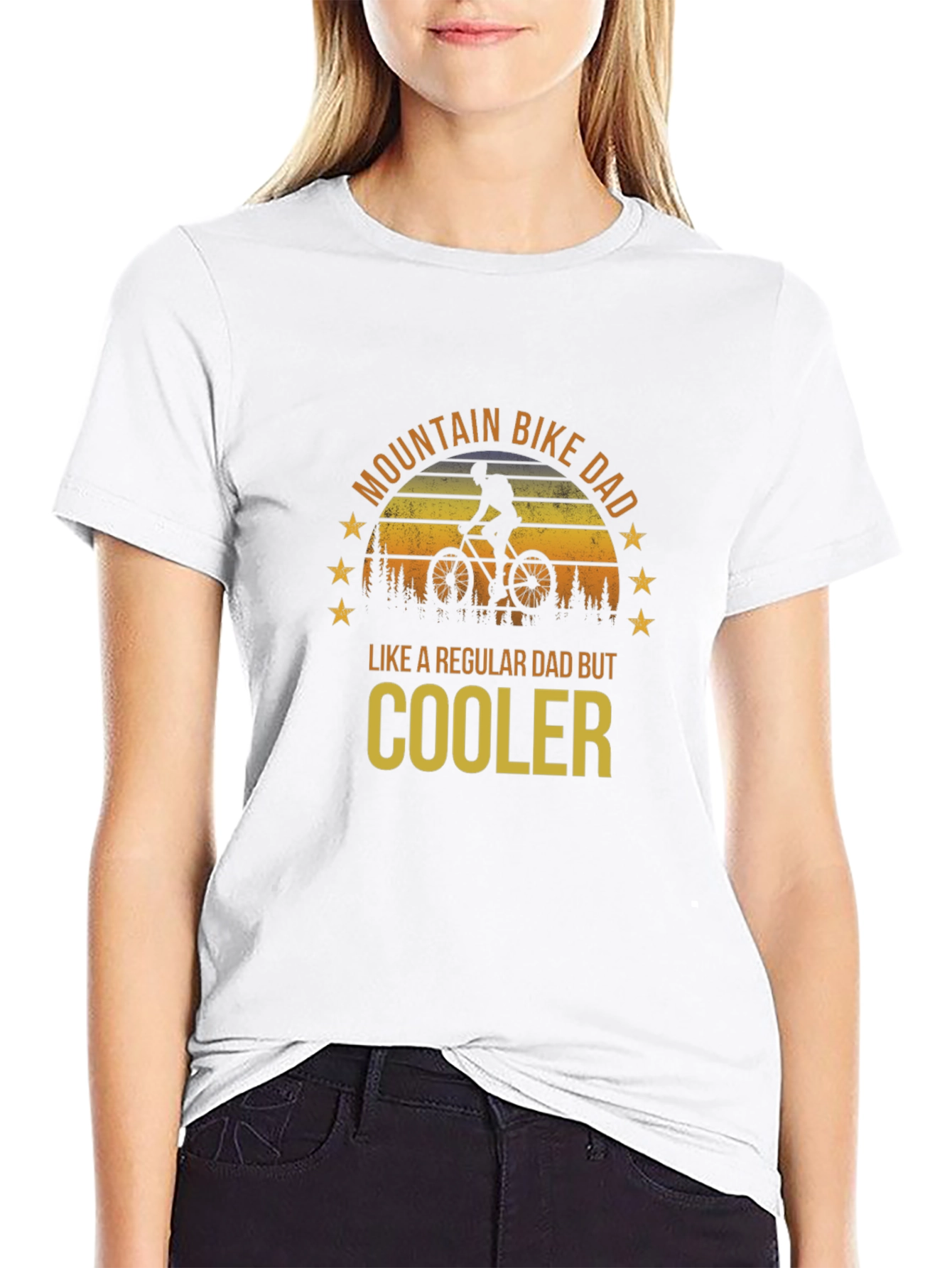 Mountain Bike Dad T-Shirt - Regular Dad But Cooler!