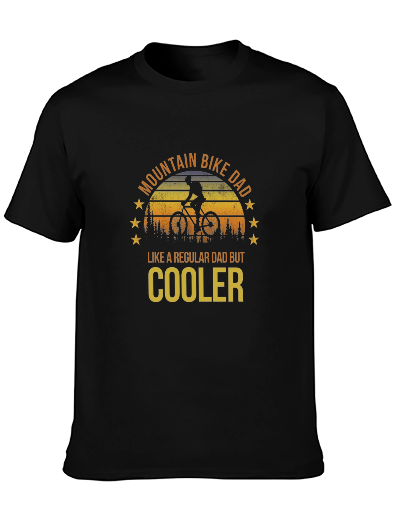 Mountain Bike Dad T-Shirt - Regular Dad But Cooler!