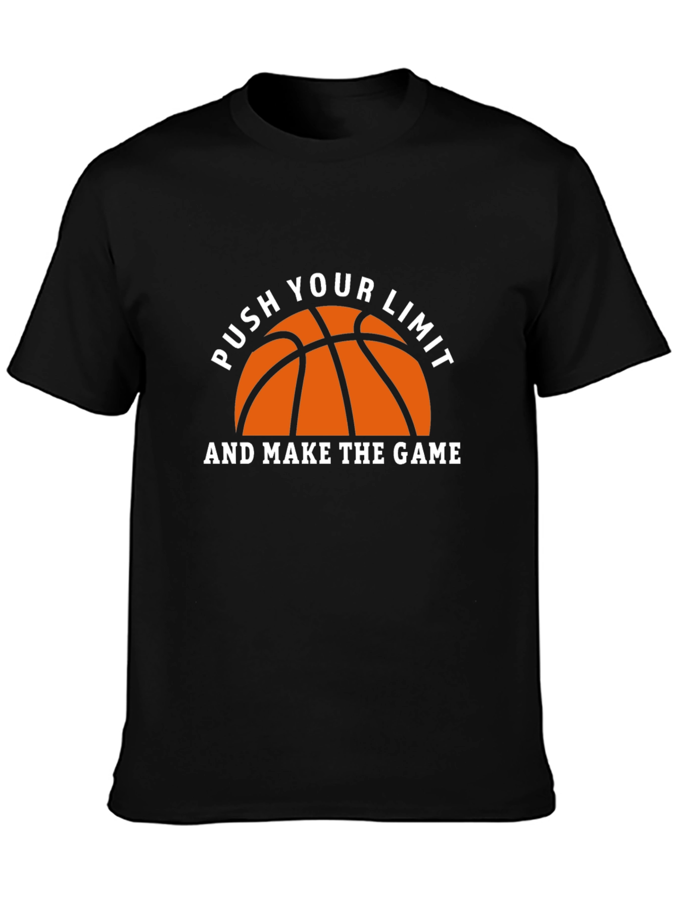 Basketball Graphic T-Shirt - Push Your Limit