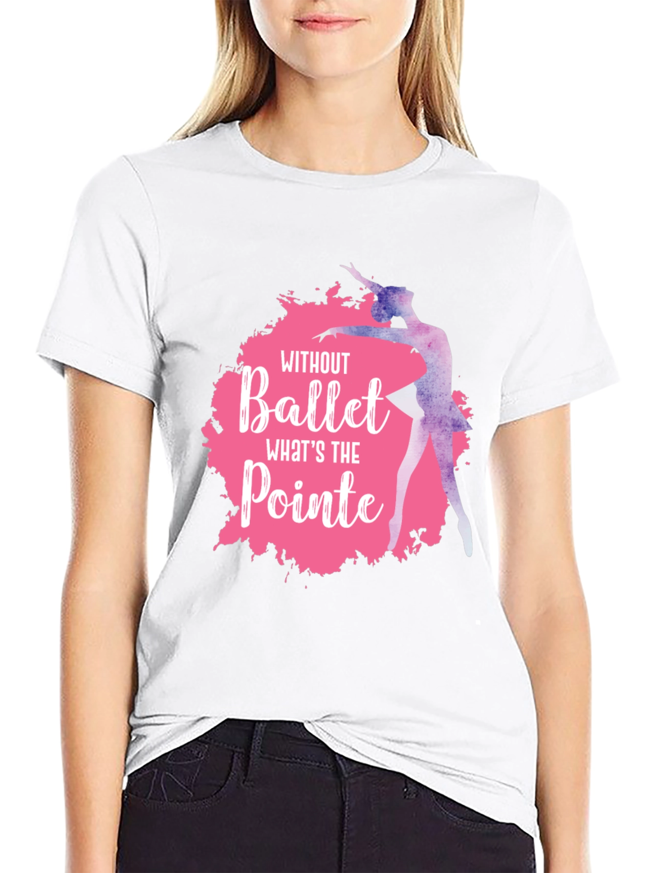 Ballet Pointe Graphic T-Shirt - Black