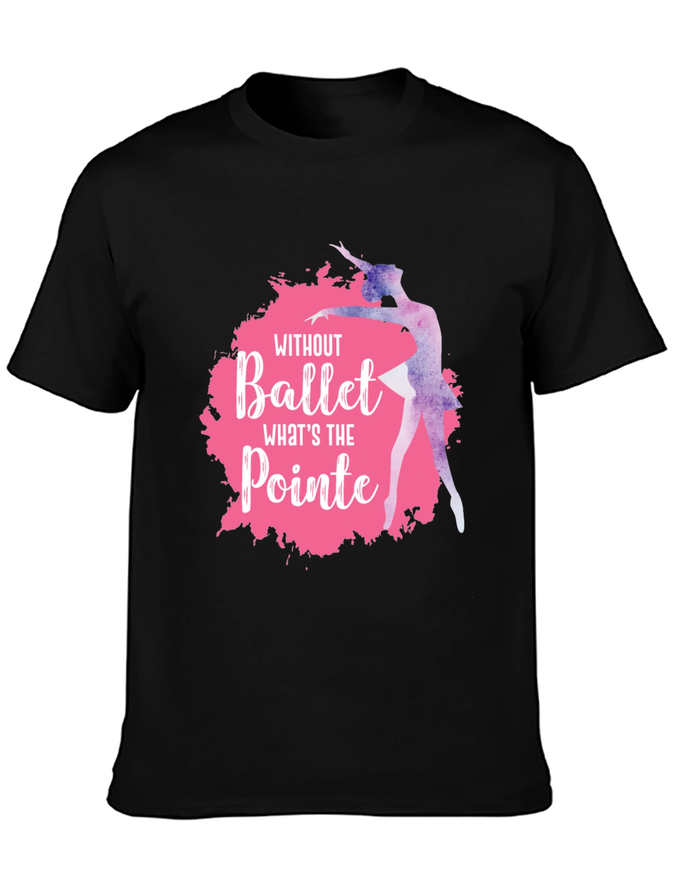 Ballet Pointe Graphic T-Shirt - Black