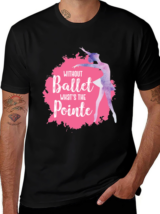 Ballet Pointe Graphic T-Shirt - Black