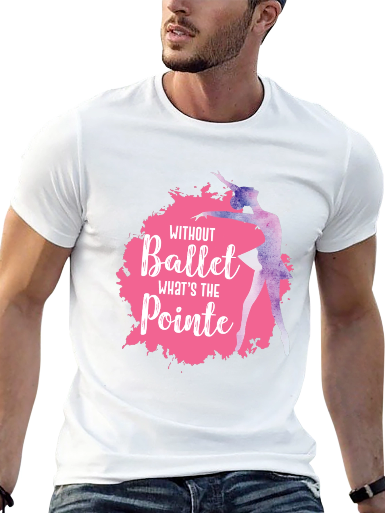 Ballet Pointe Graphic T-Shirt - Black