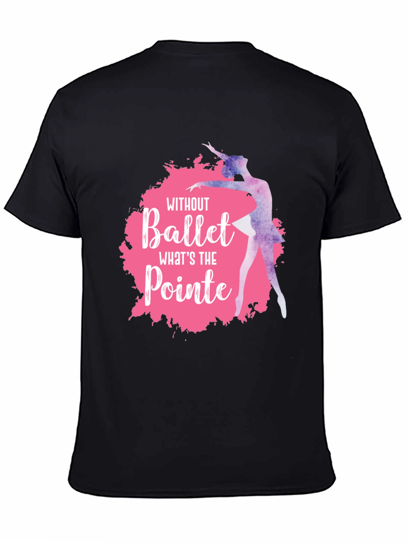 Ballet Pointe Graphic T-Shirt - Black
