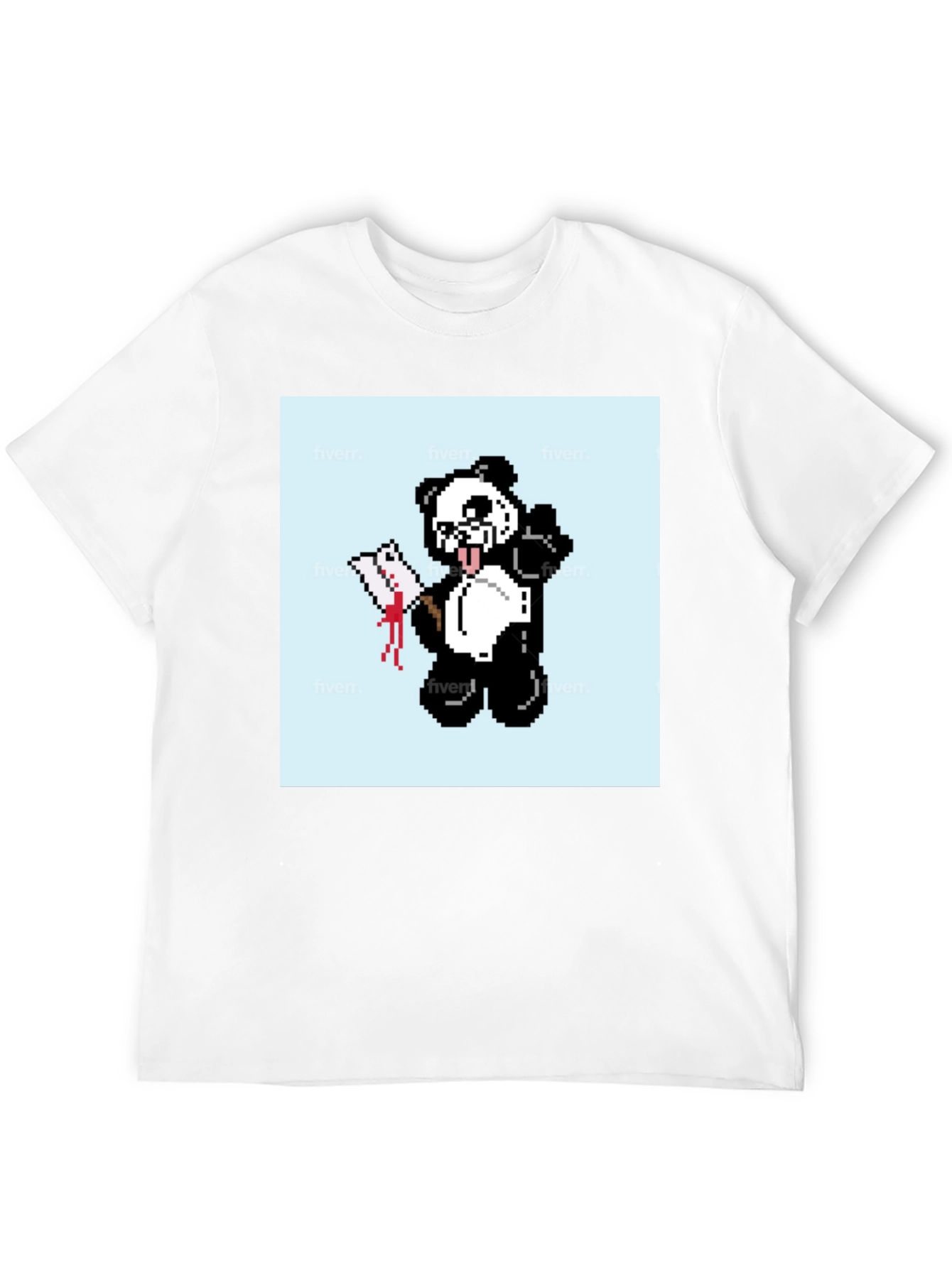Pixel Panda T-Shirt - Graphic Tee