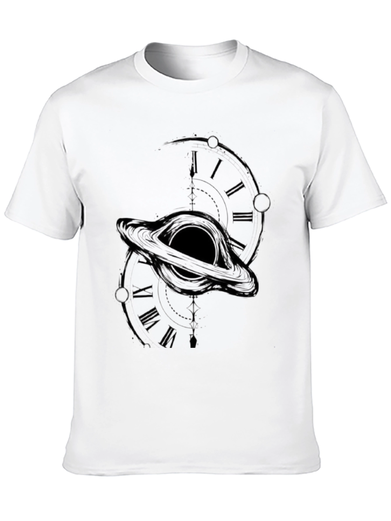 Black Hole Time T-Shirt - Space & Time Design