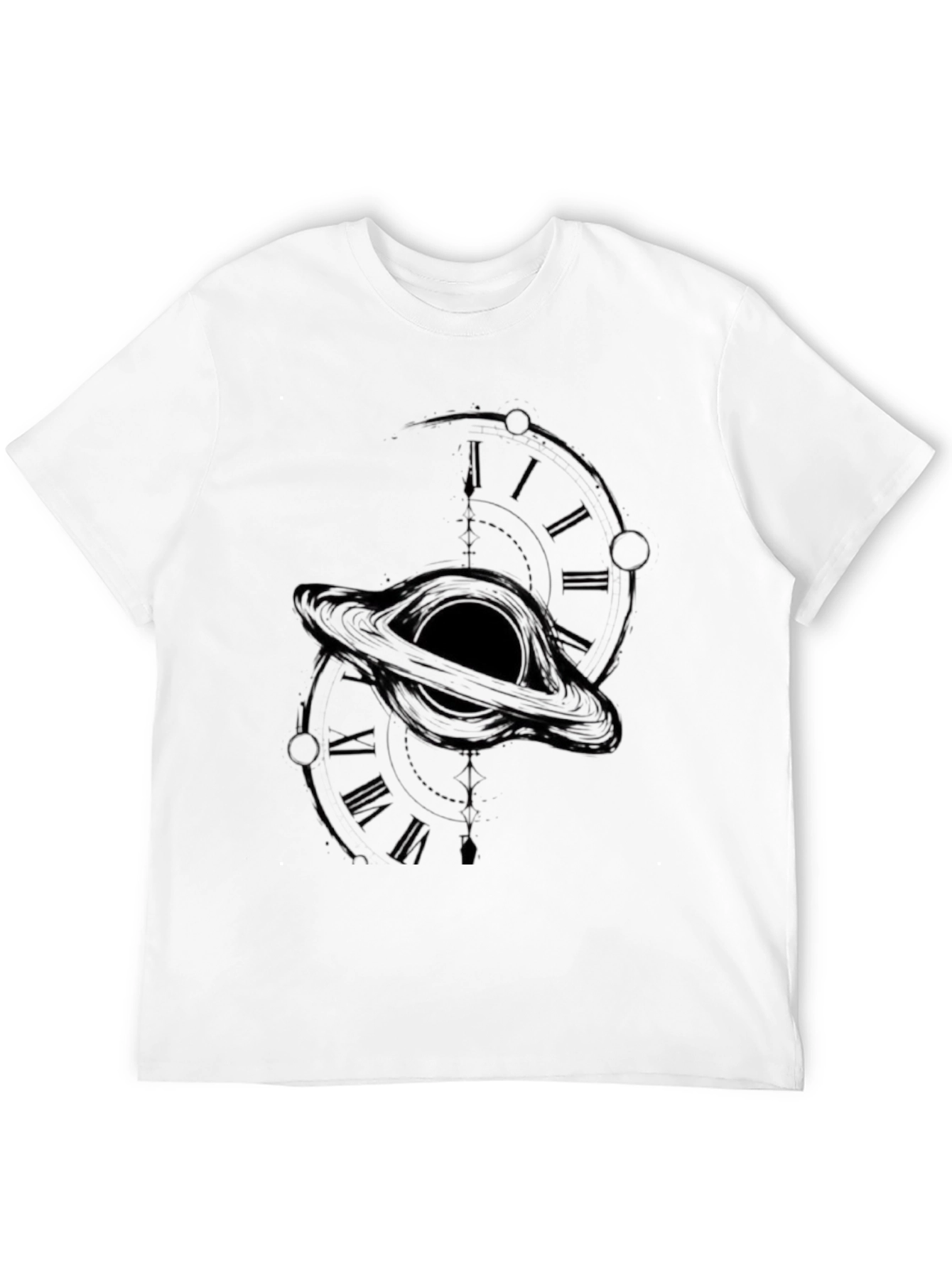 Black Hole Time T-Shirt - Space & Time Design