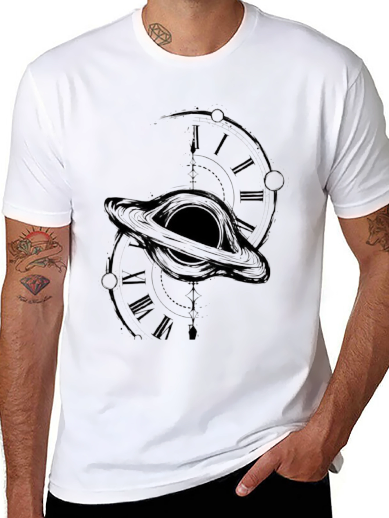 Black Hole Time T-Shirt - Space & Time Design