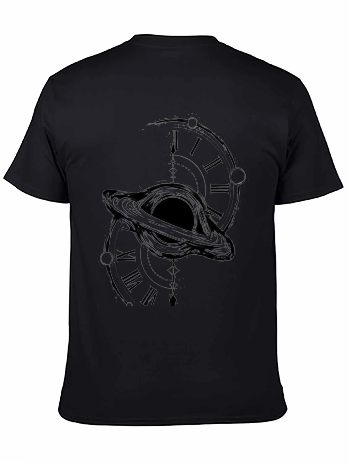 Black Hole Time T-Shirt - Space & Time Design