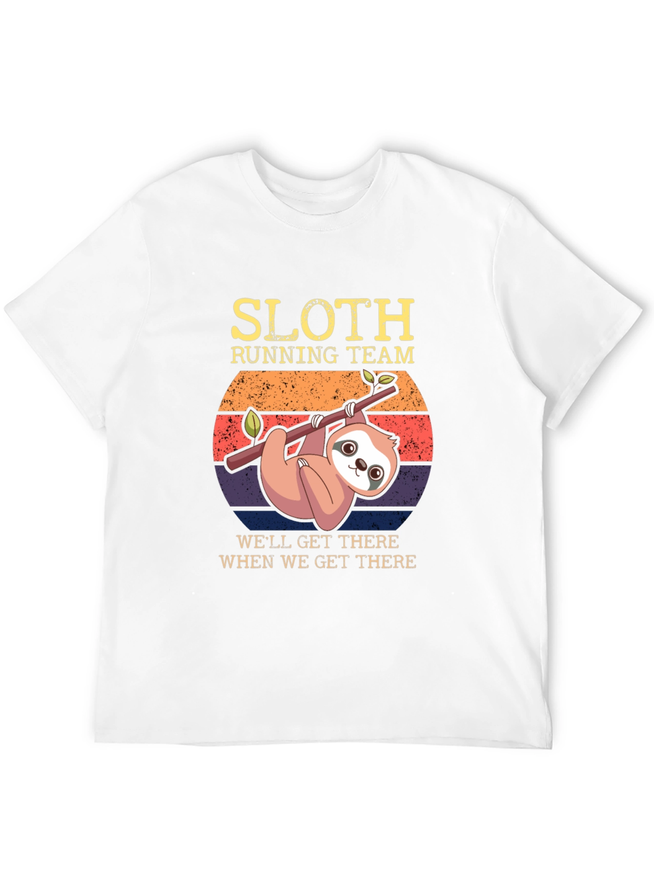 Sloth Running Team Graphic Tee
