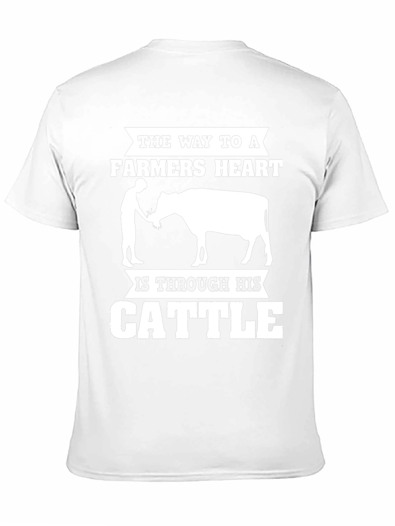 Farmers Heart Cattle T-Shirt