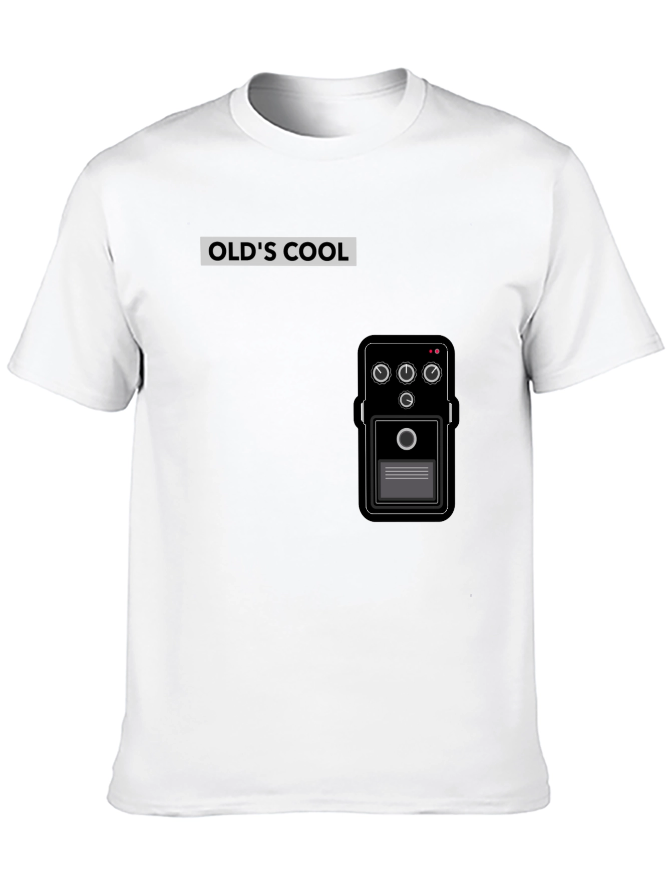 Olds Cool Guitar Pedal T-Shirt - Black