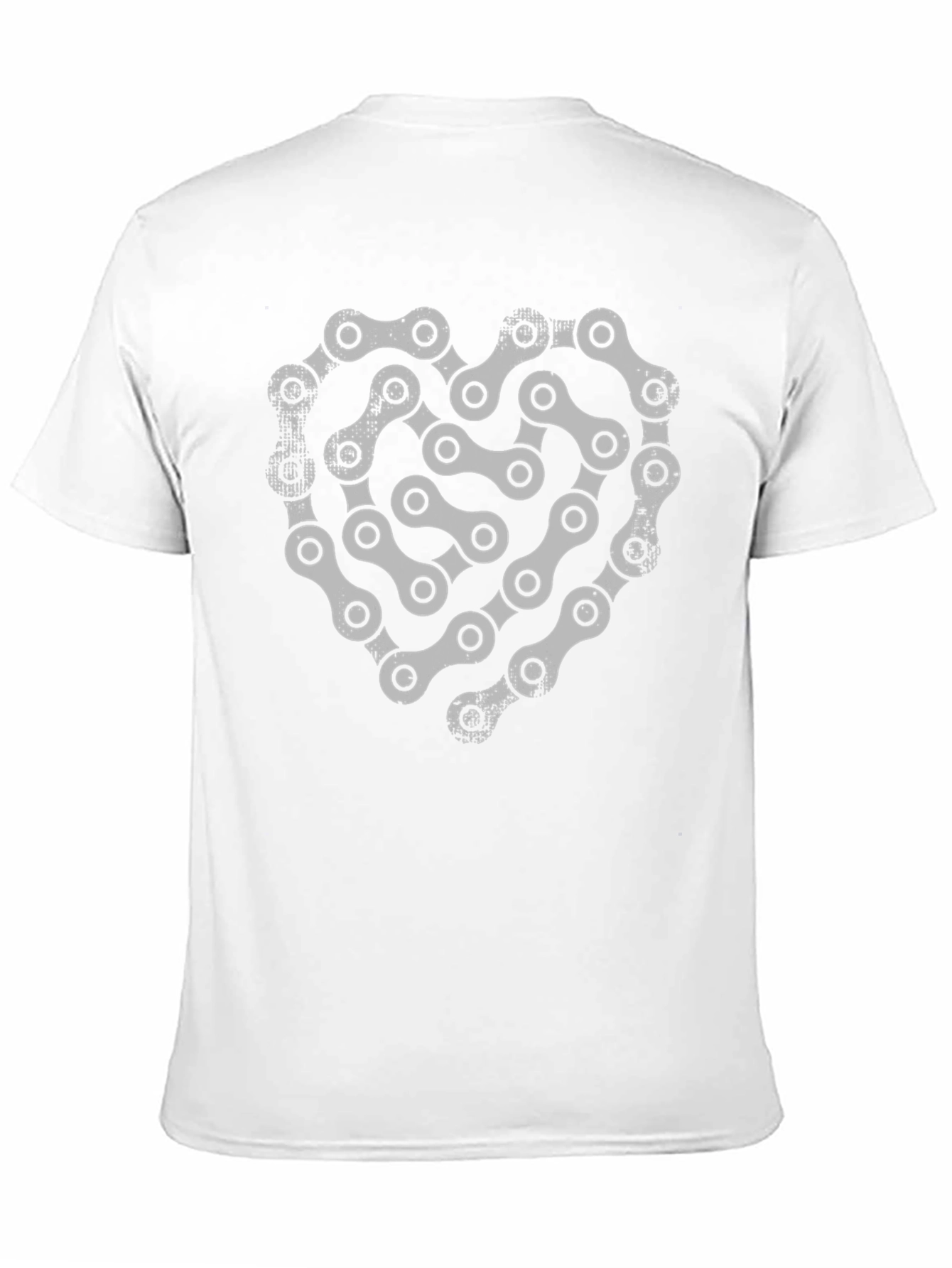 Chain Heart Graphic Tee - Cycling Love