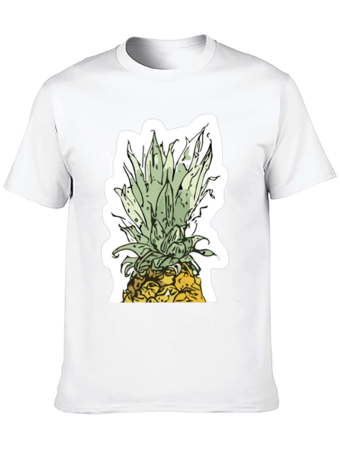 Pineapple Graphic Black T-Shirt | Tropical Summer Style