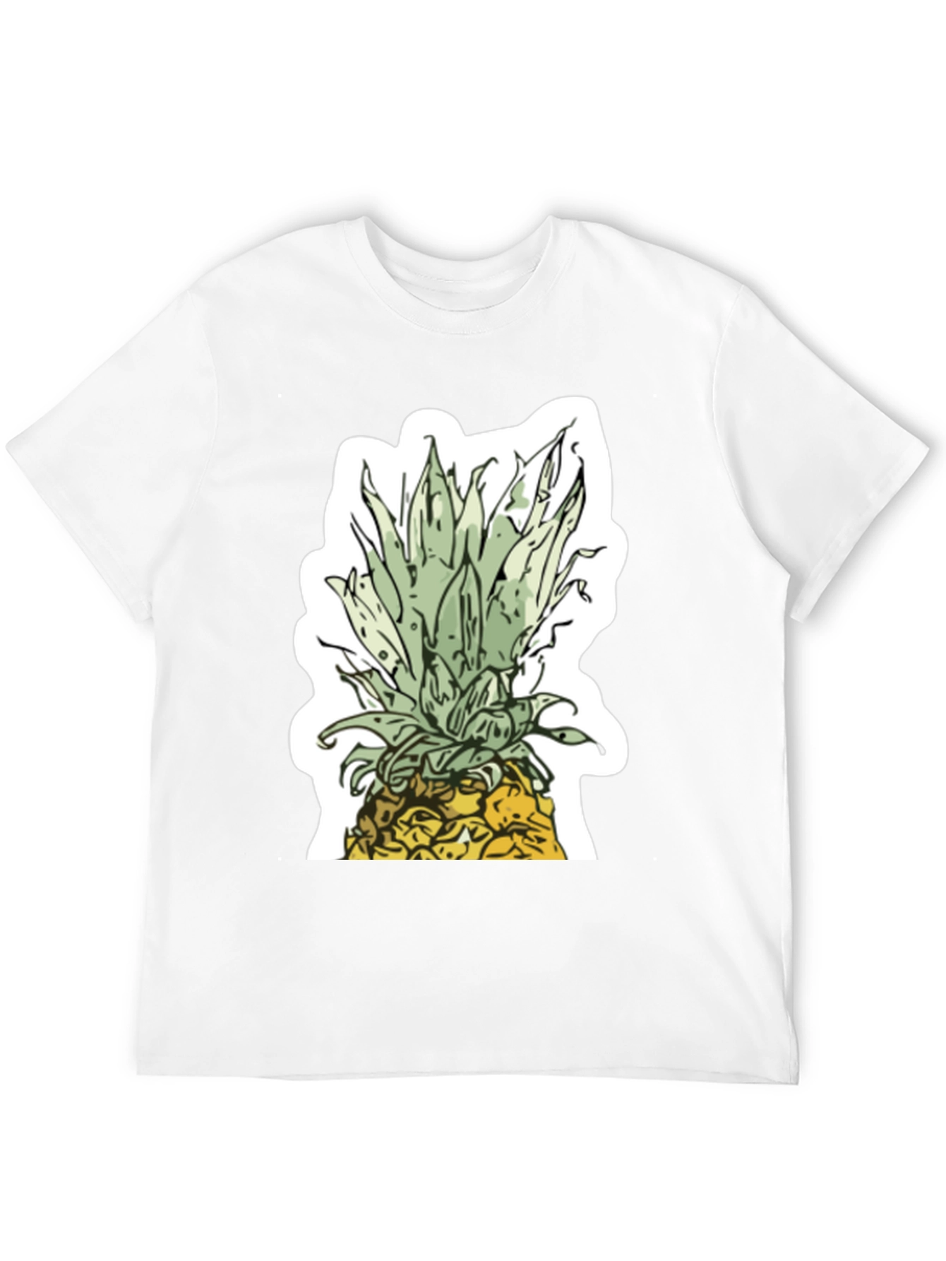 Pineapple Graphic Black T-Shirt | Tropical Summer Style