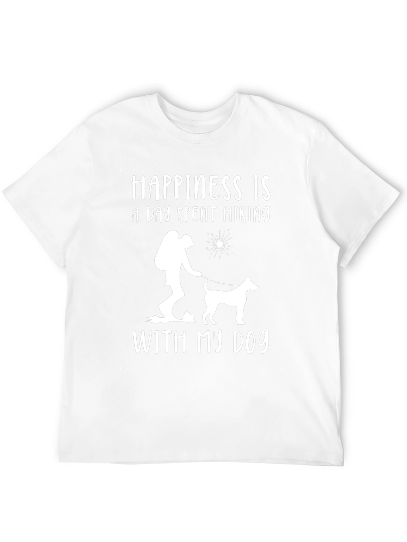 Happiness is Hiking with My Dog T-Shirt