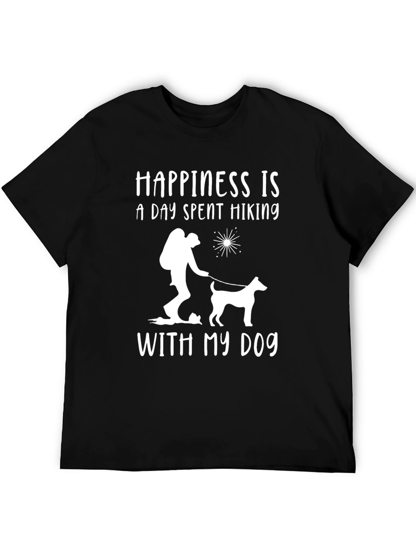 Happiness is Hiking with My Dog T-Shirt