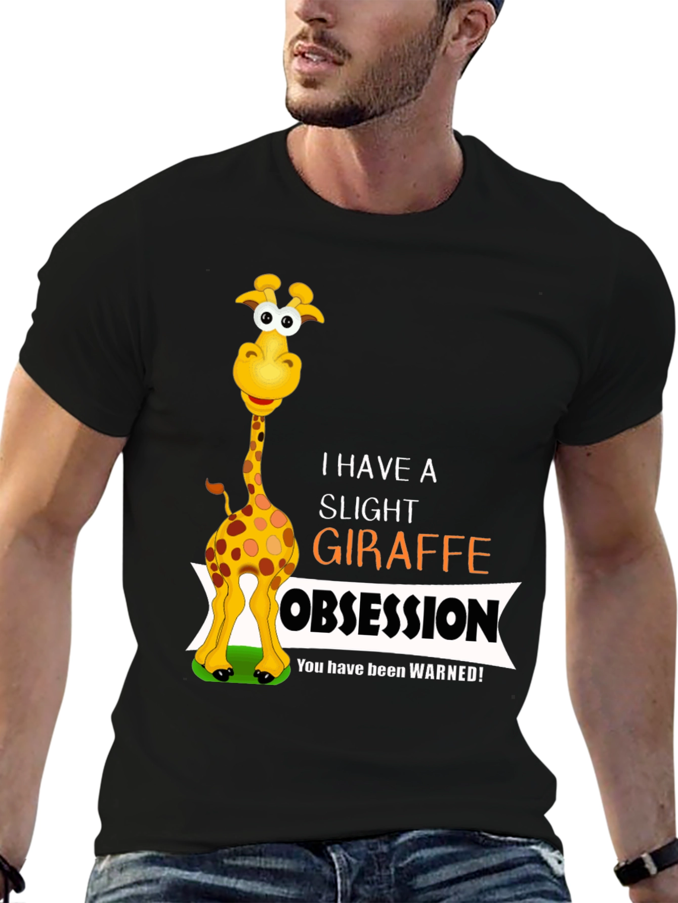 Giraffe Obsession Graphic T-Shirt