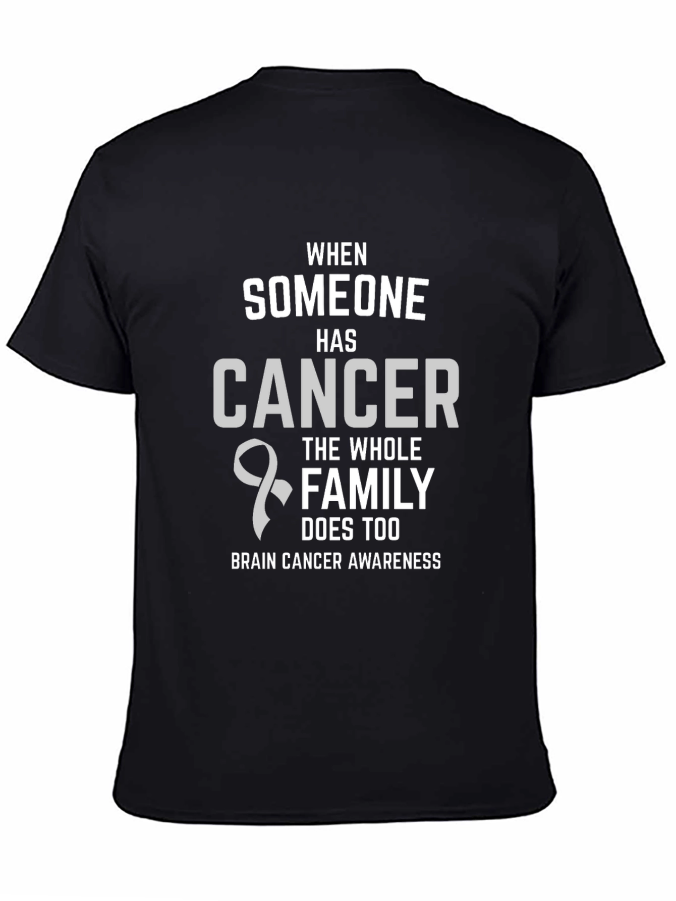 Brain Cancer Awareness T-Shirt - Family Support Tee