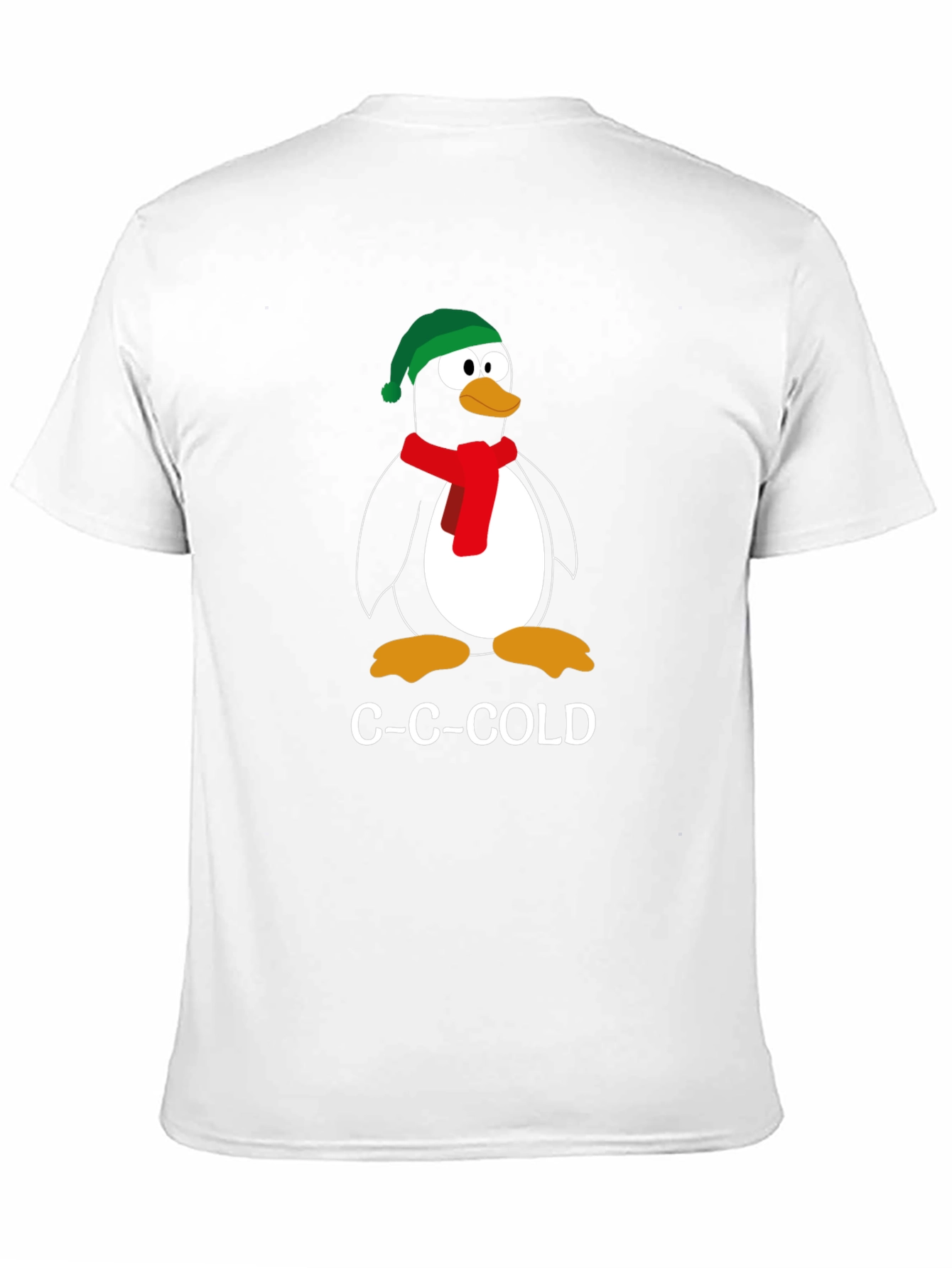 C-C-Cold Penguin Graphic Tee - Winter Fun