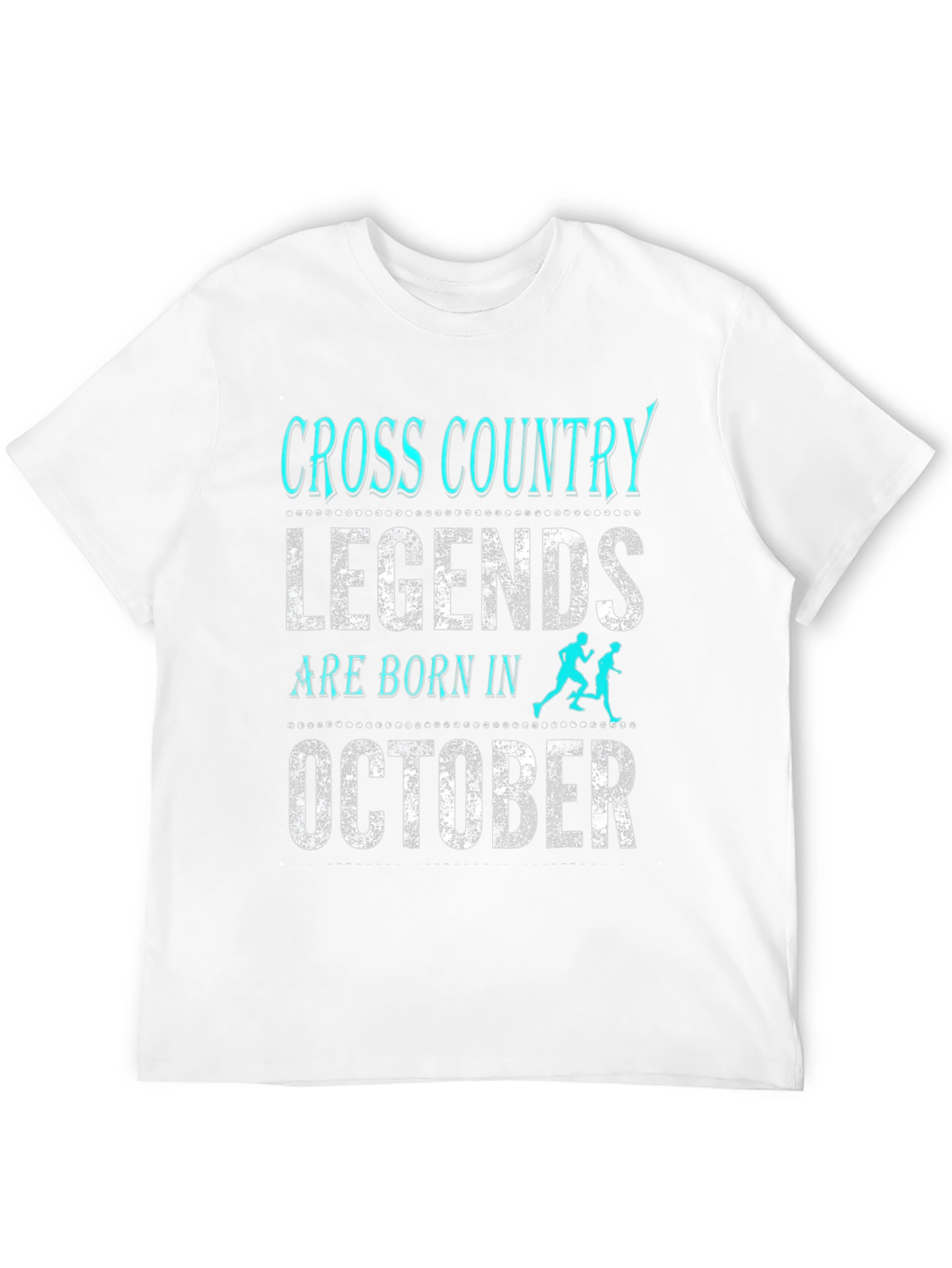 Cross Country Legends Born in October Black Tee