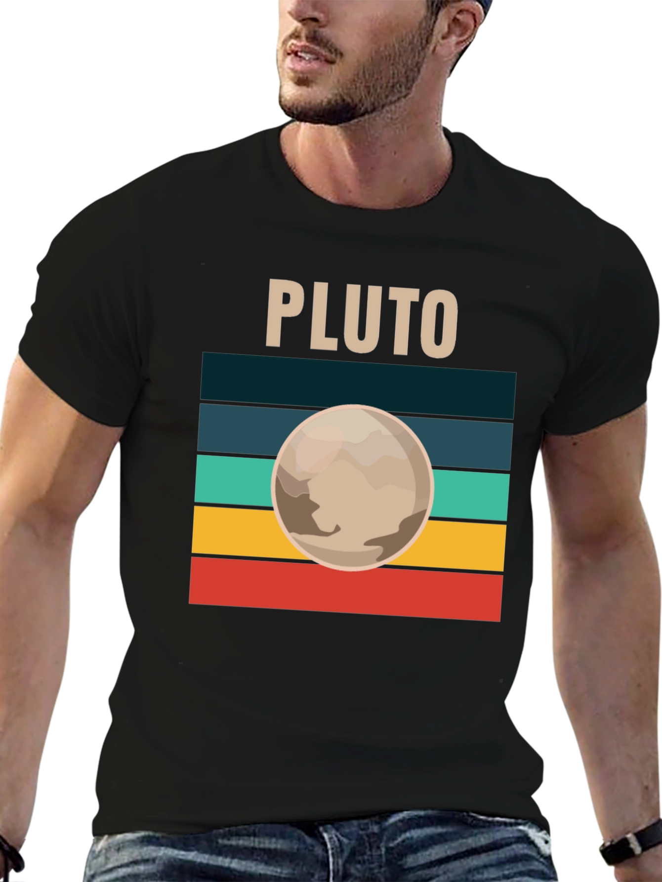 Retro Pluto T-Shirt - Space Lover Tee