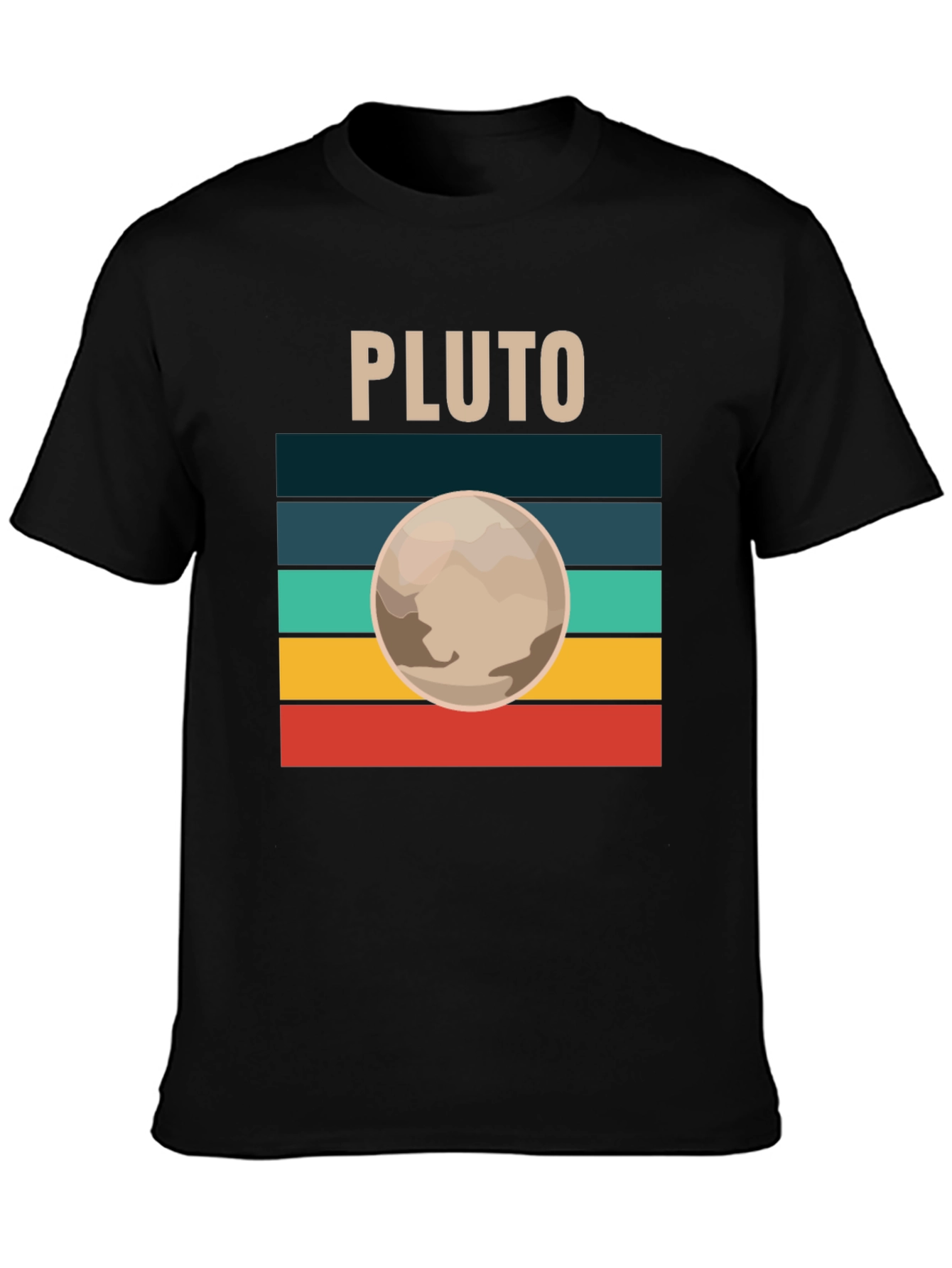 Retro Pluto T-Shirt - Space Lover Tee