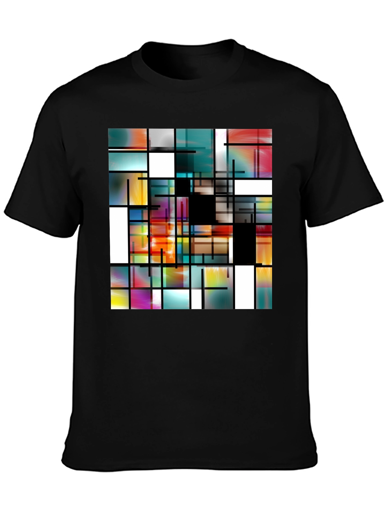 Abstract Art Mens T-Shirt - Modern Design