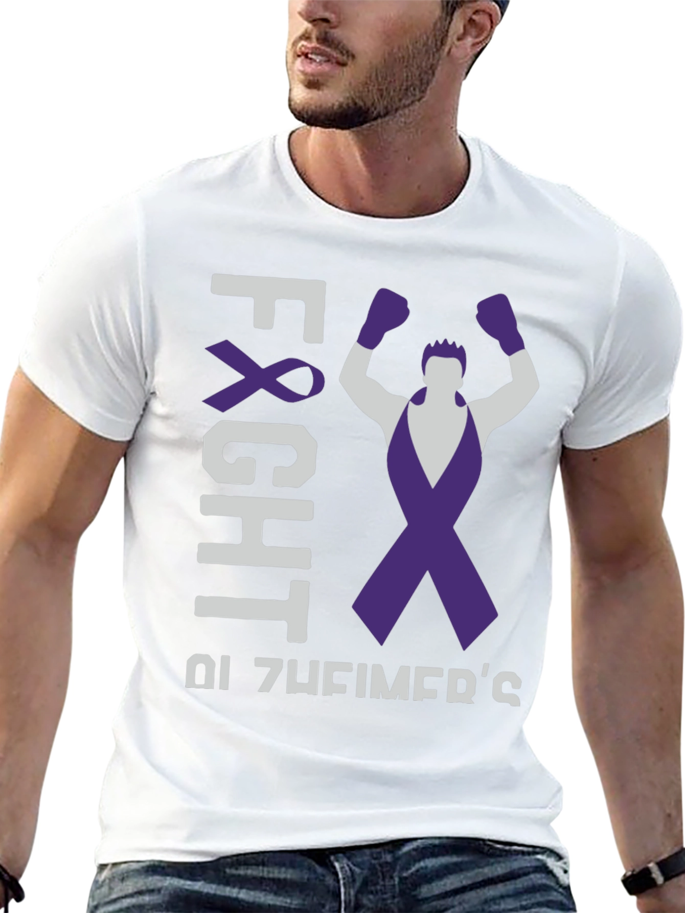 Fight Alzheimers Awareness T-Shirt