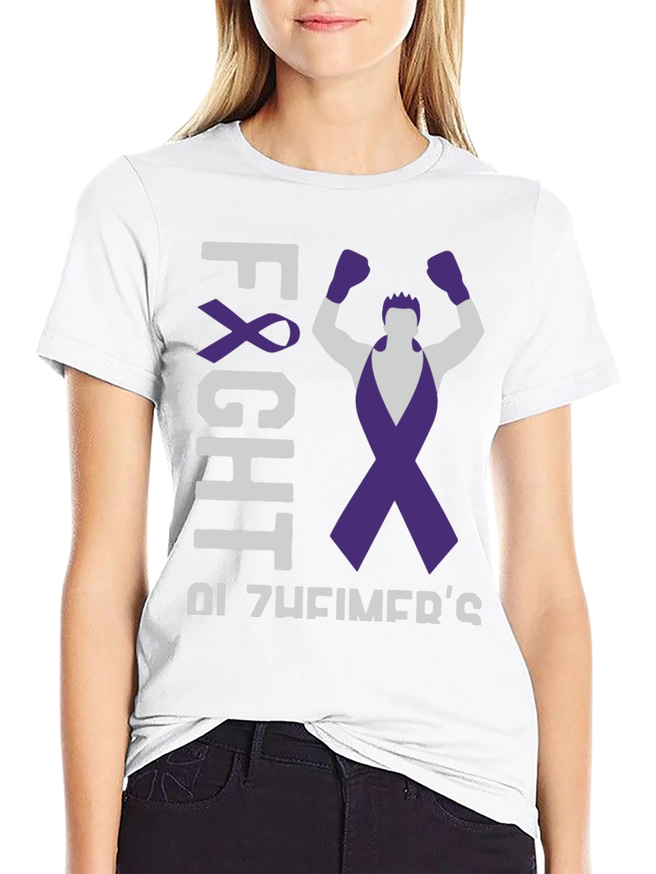 Fight Alzheimers Awareness T-Shirt