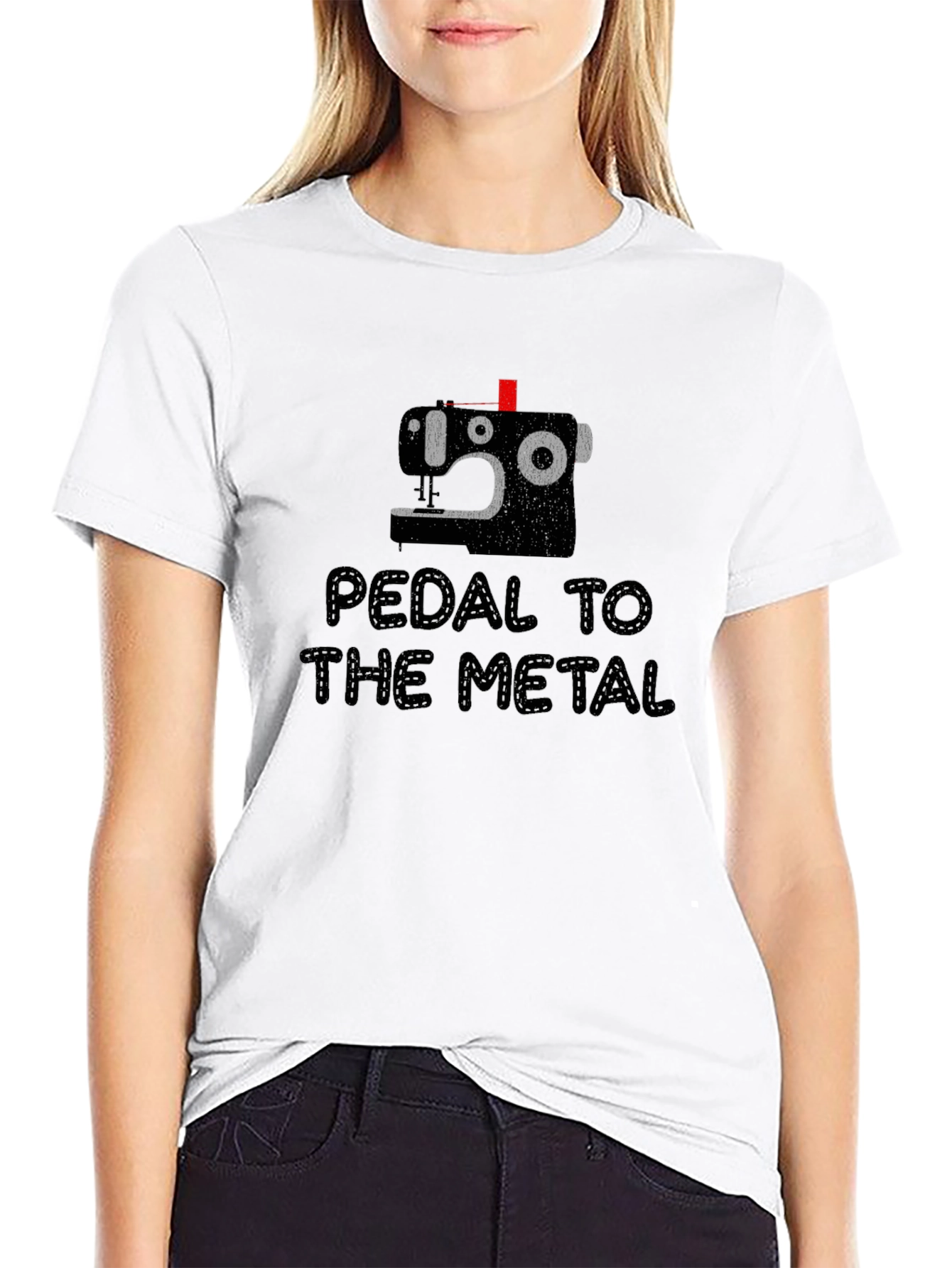Pedal to the Metal Sewing T-Shirt