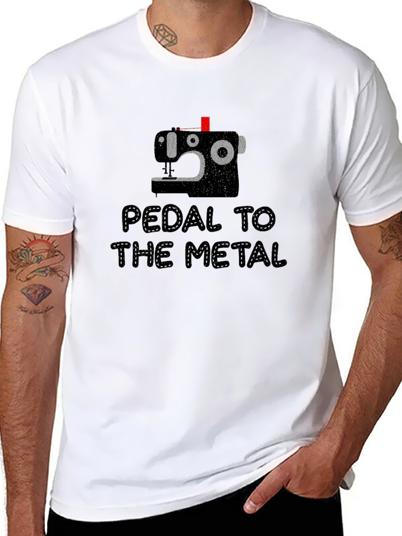 Pedal to the Metal Sewing T-Shirt