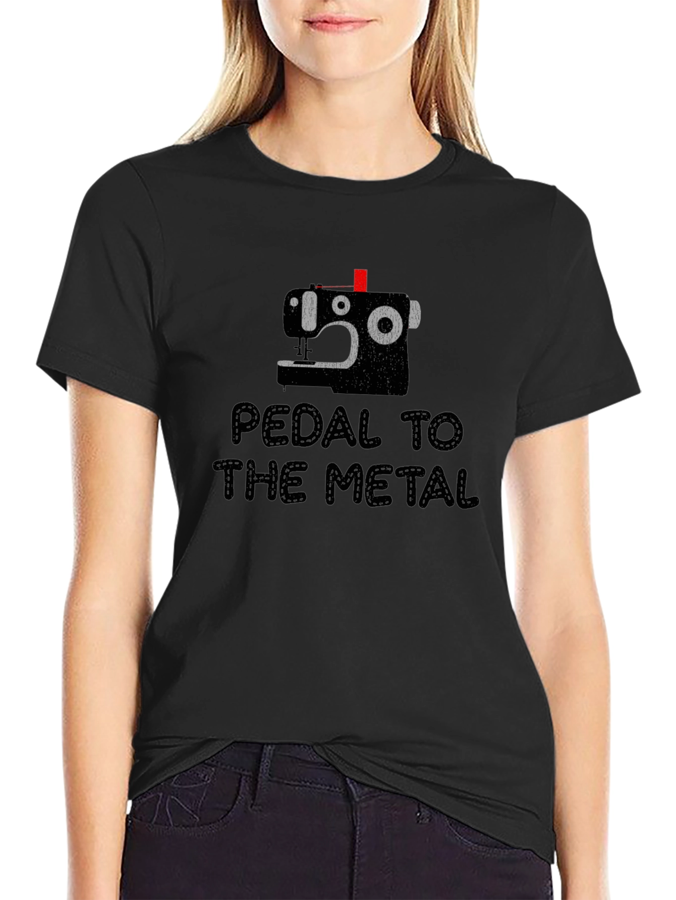 Pedal to the Metal Sewing T-Shirt