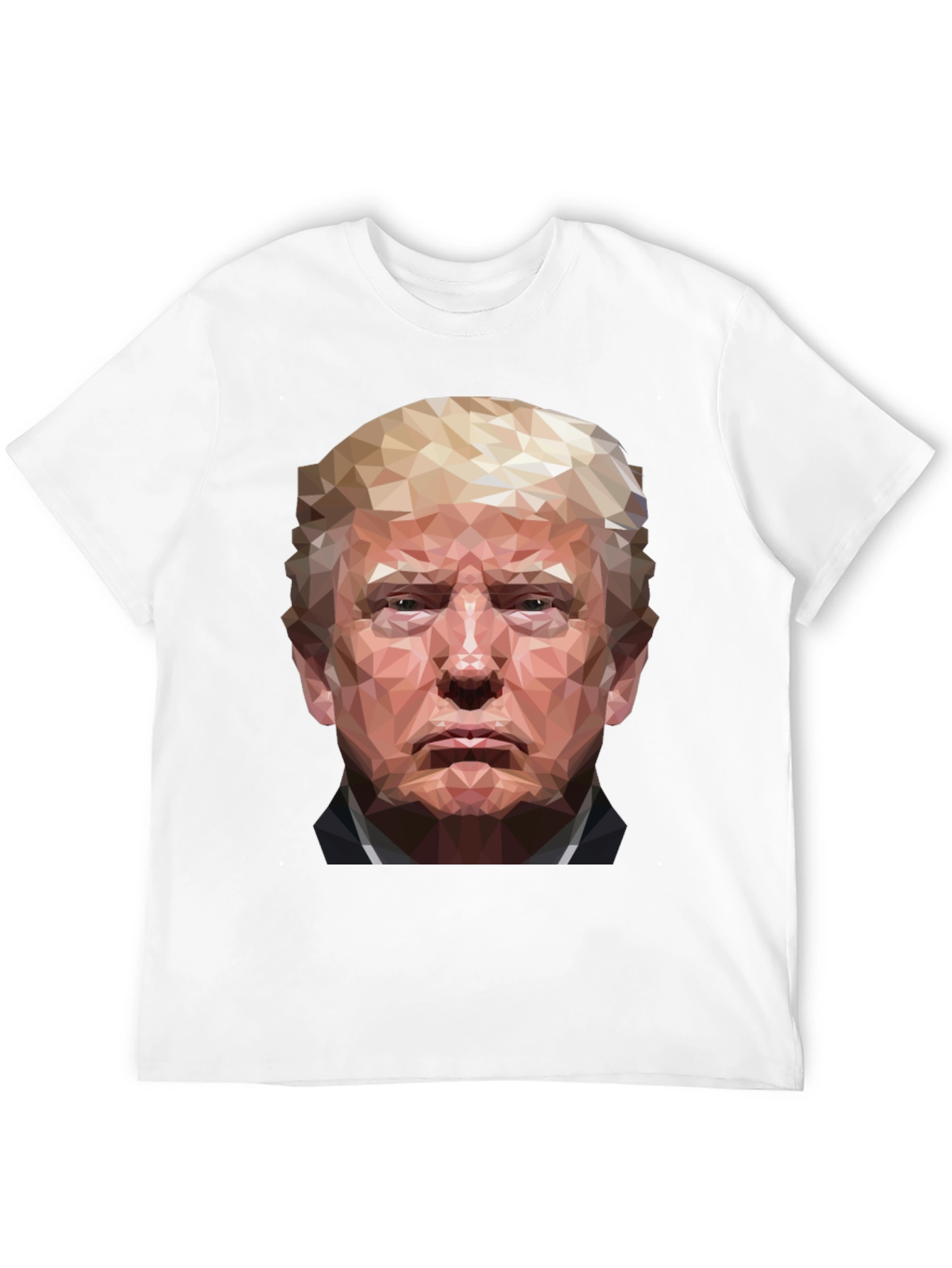 Trump Geometric Portrait T-Shirt