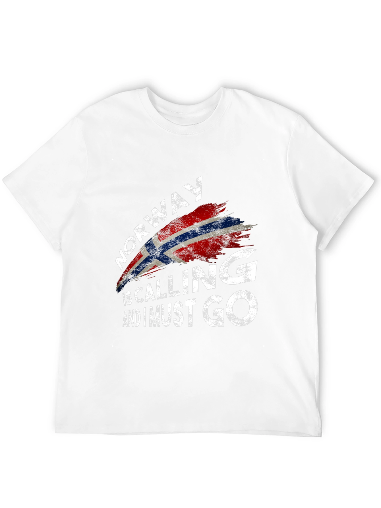 Norway Calling T-Shirt - Black Crew Neck Tee