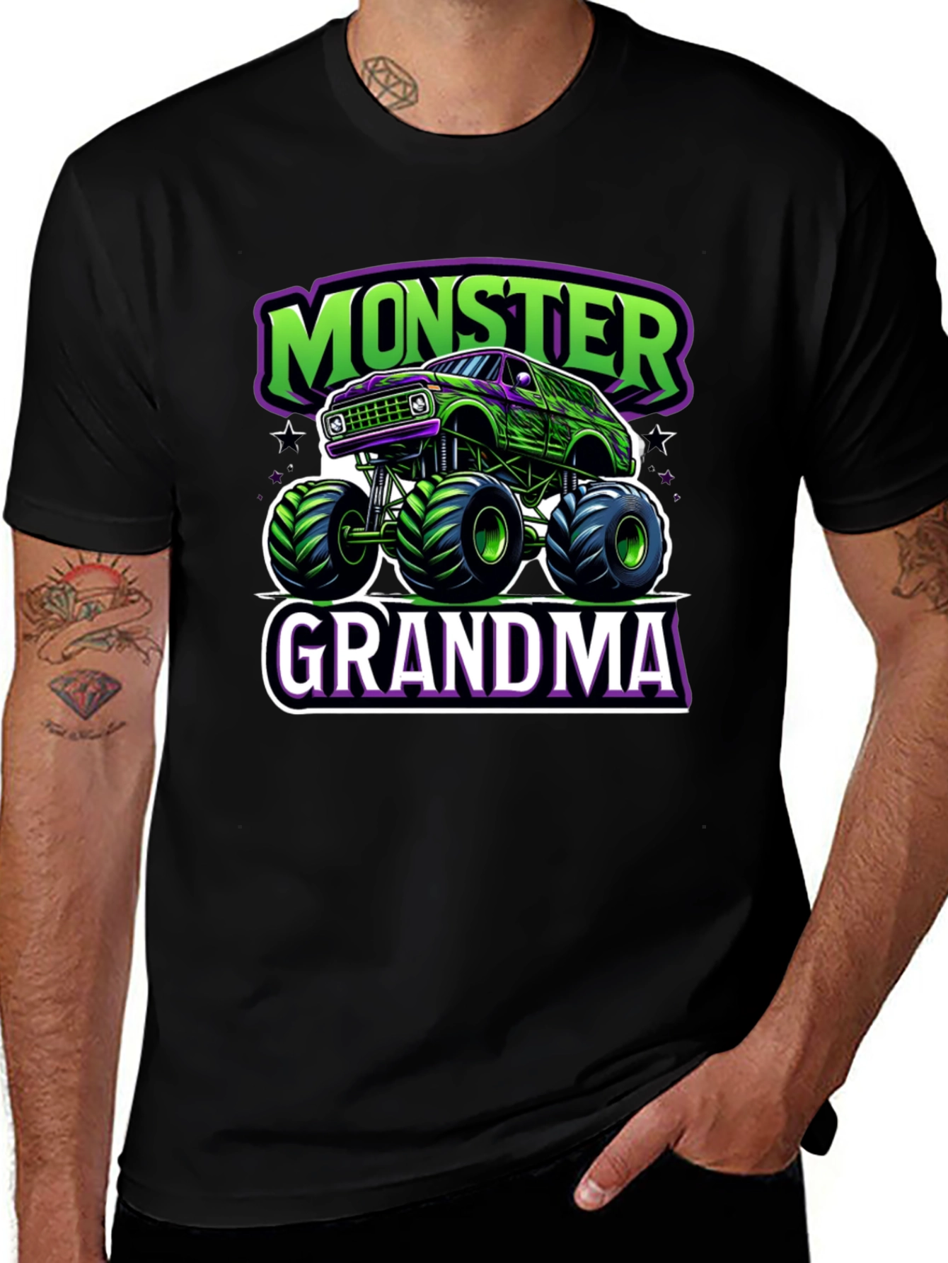 Monster Grandma T-Shirt - Cool Graphic Tee