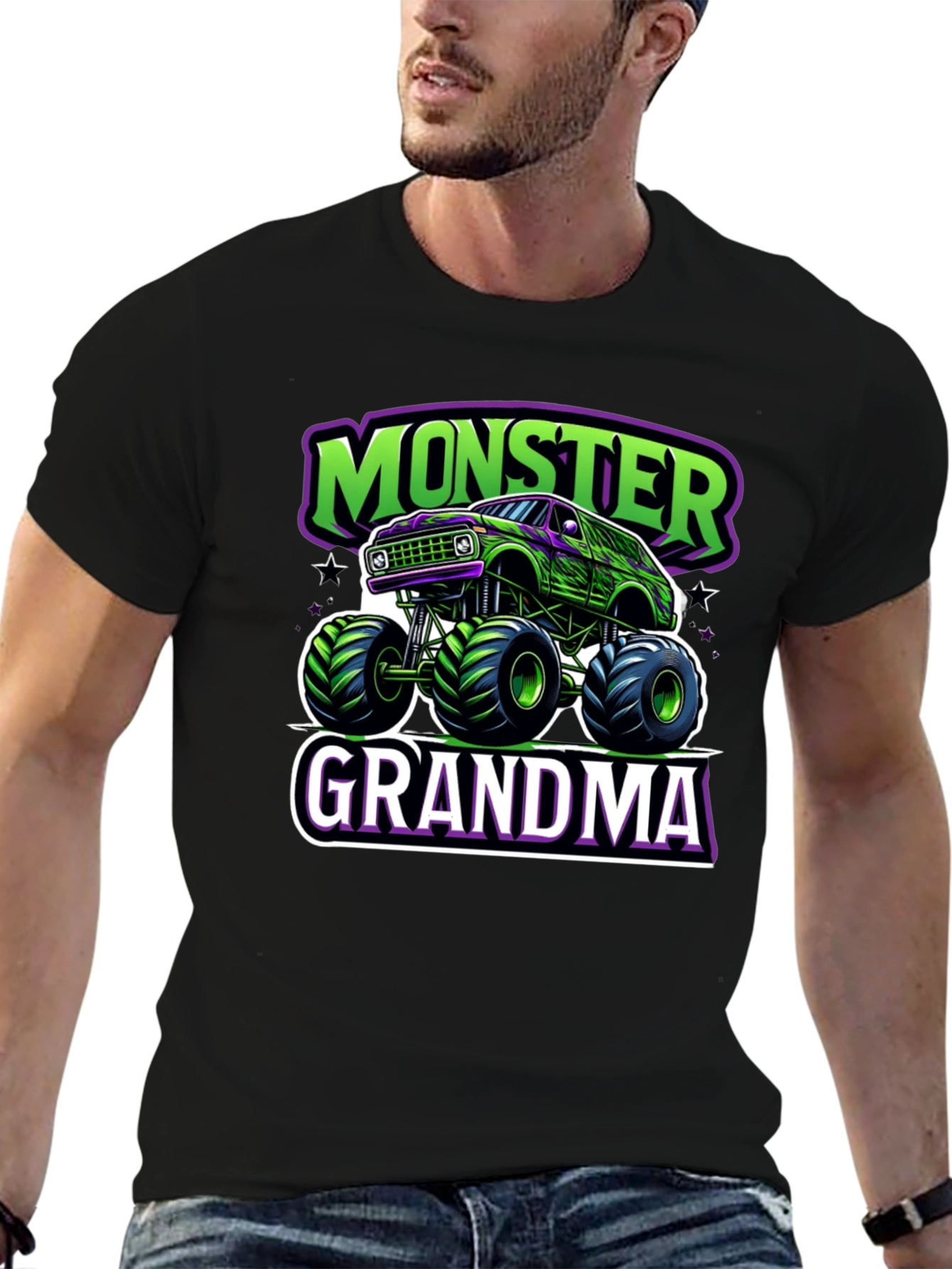 Monster Grandma T-Shirt - Cool Graphic Tee