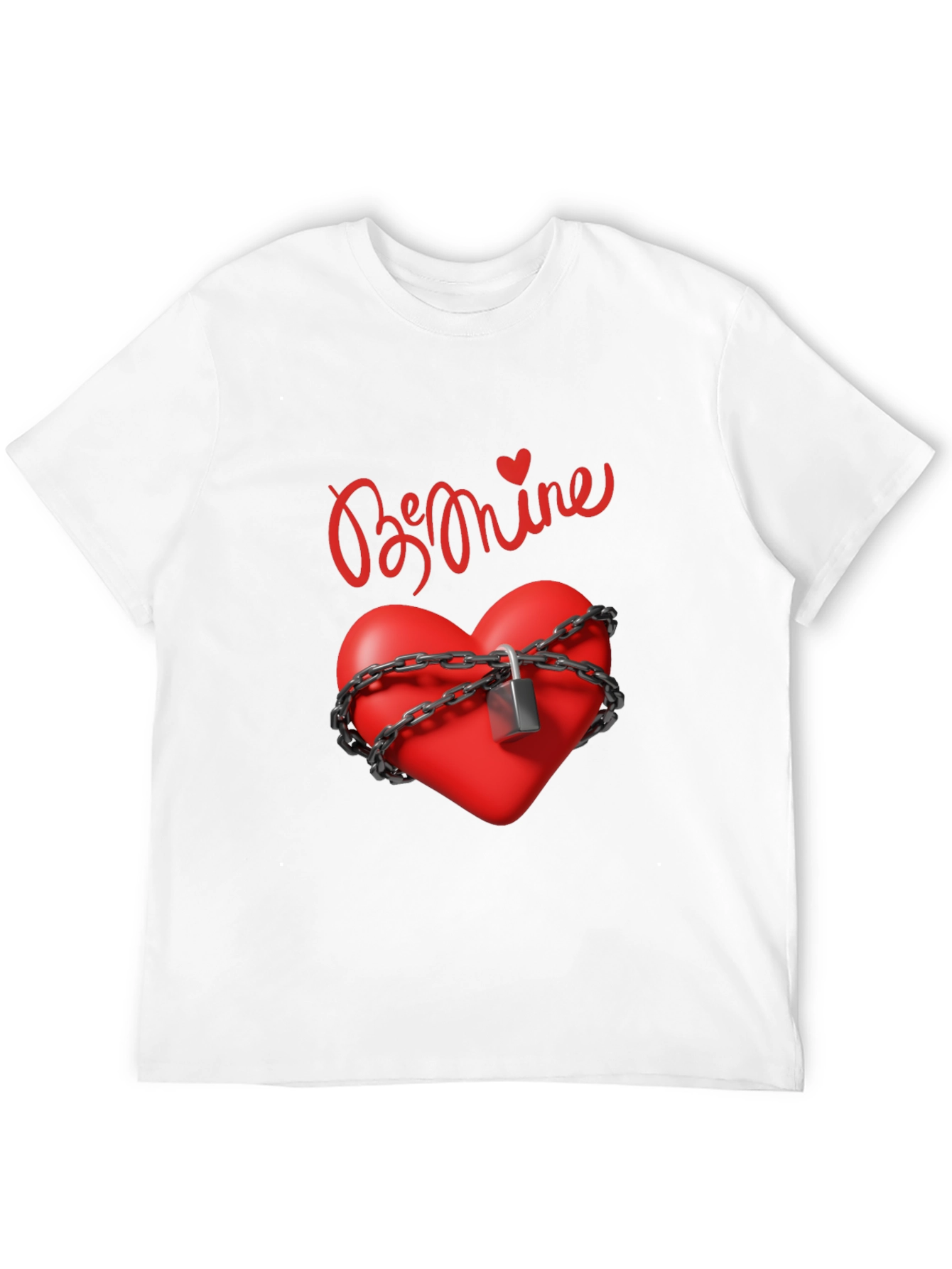 Locked Heart Valentines Day Graphic Tee