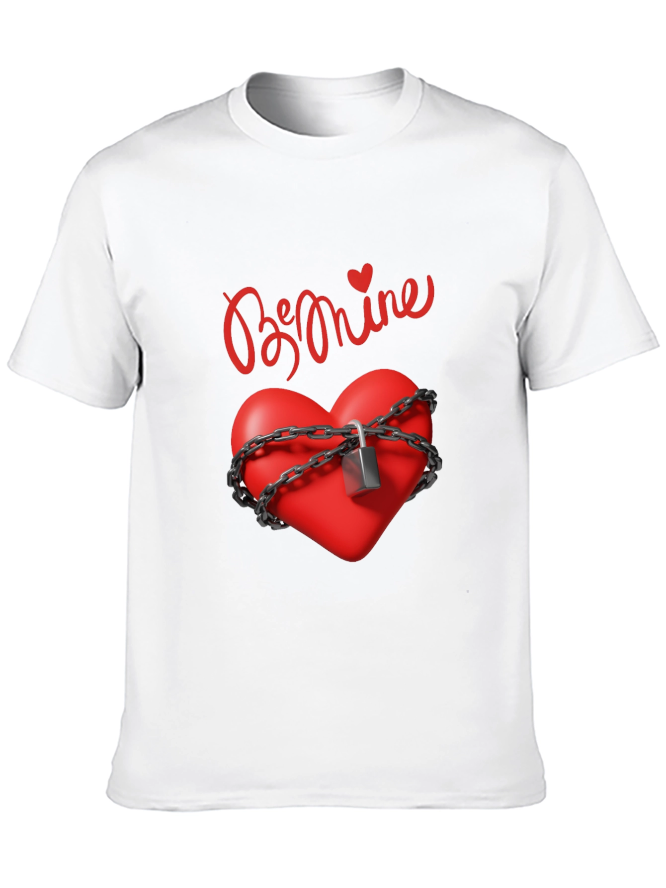 Locked Heart Valentines Day Graphic Tee