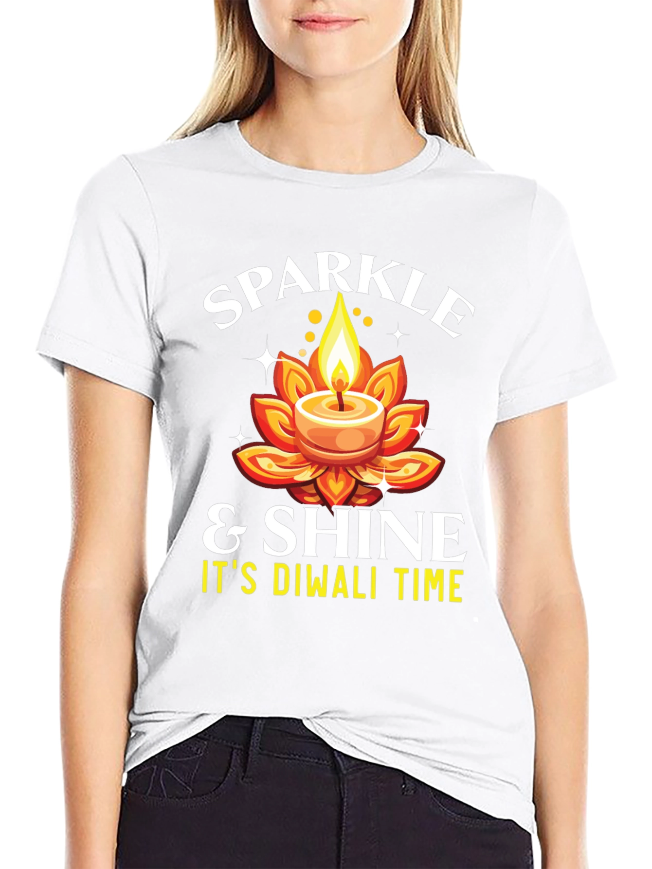 Sparkle & Shine Diwali Time T-Shirt