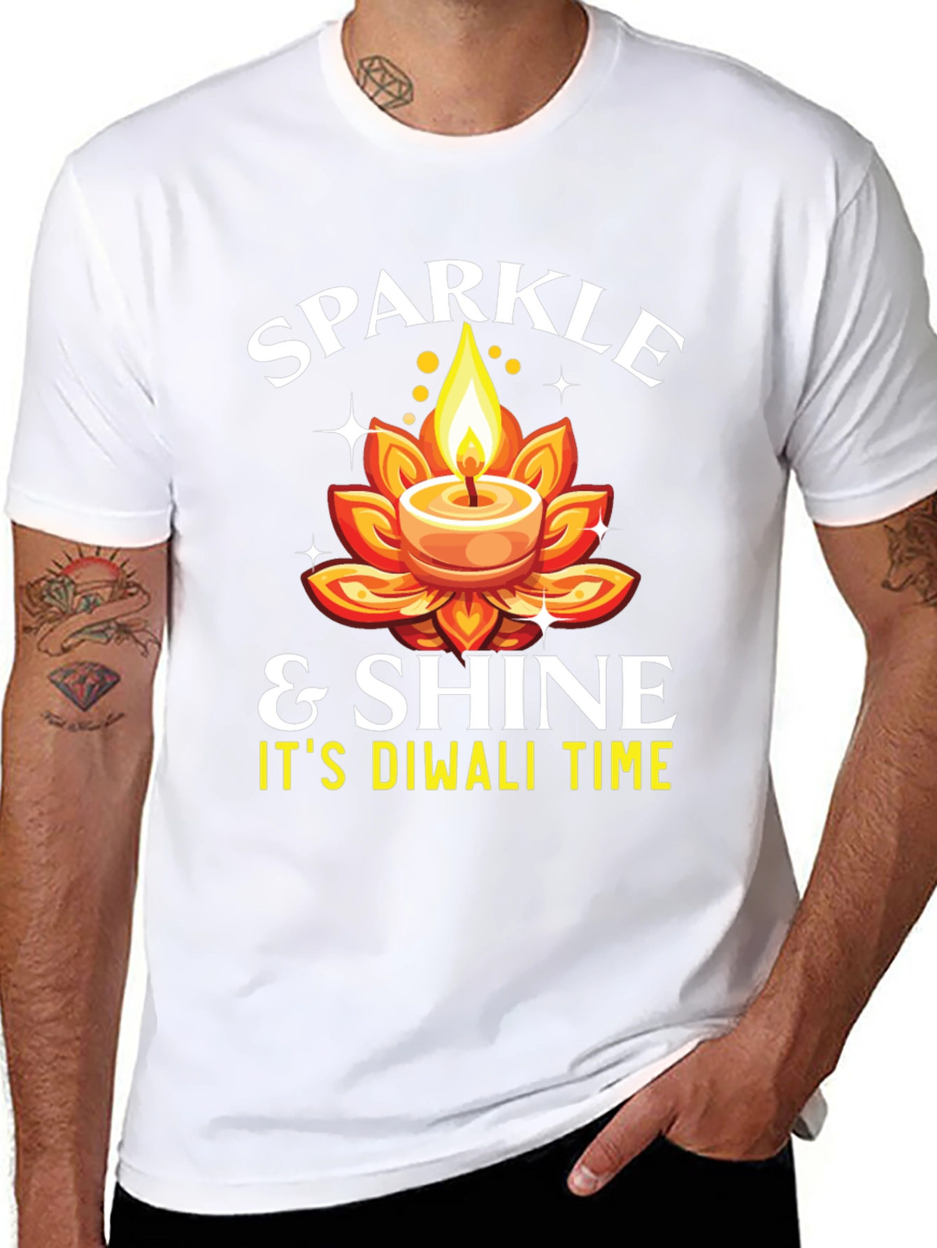 Sparkle & Shine Diwali Time T-Shirt