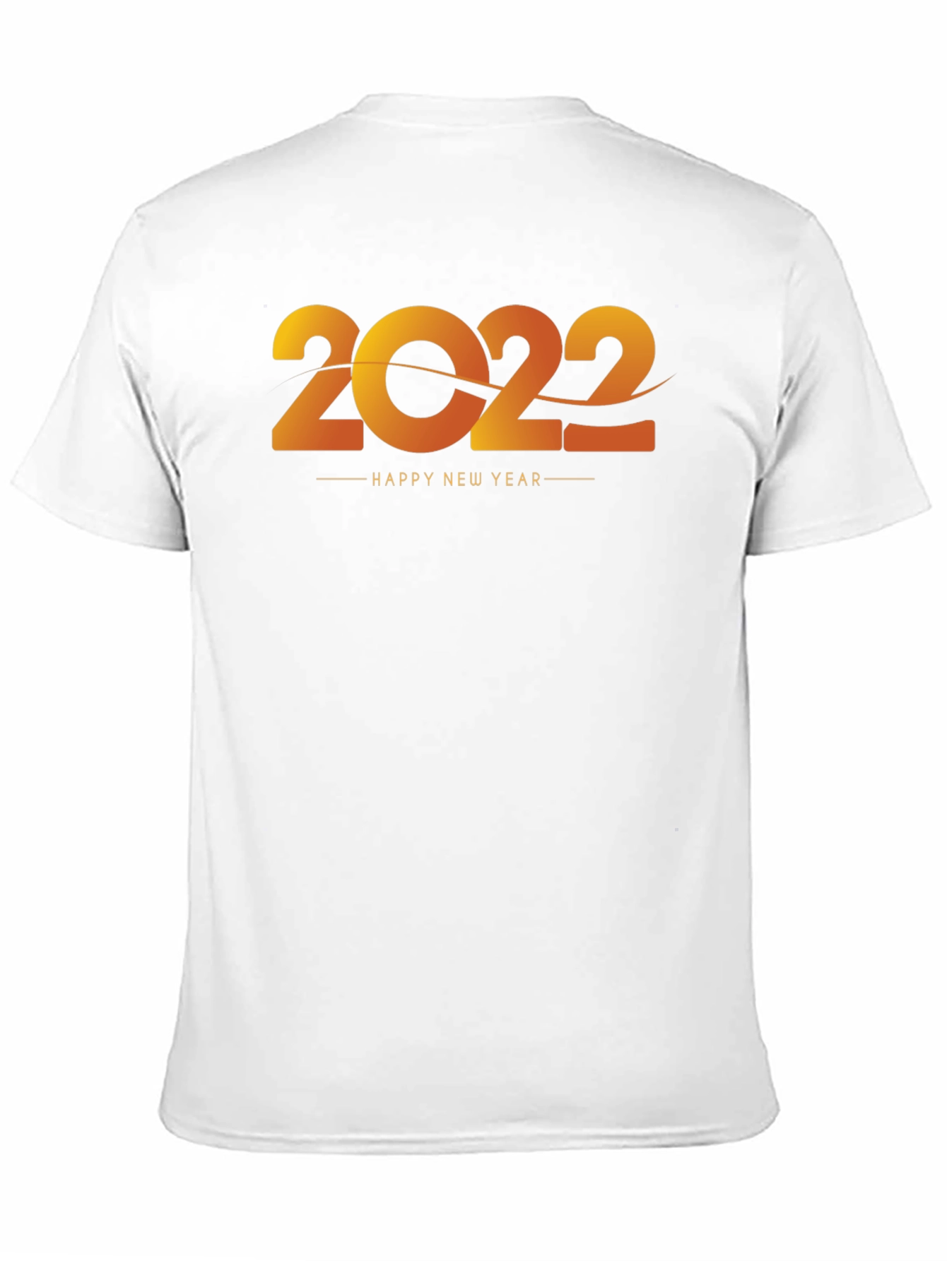 Happy New Year 2022 Black T-Shirt