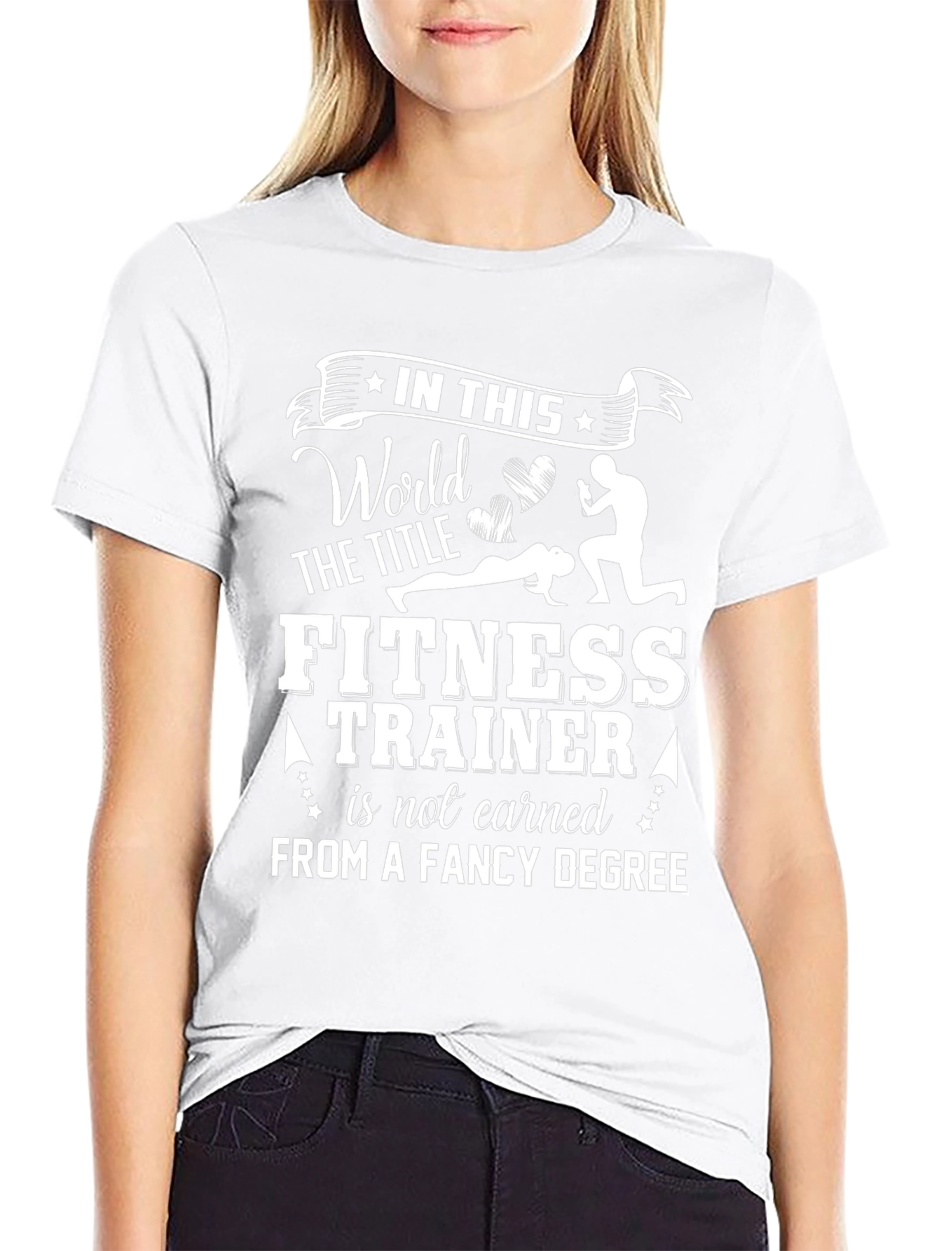In This World Fitness Trainer Graphic Tee