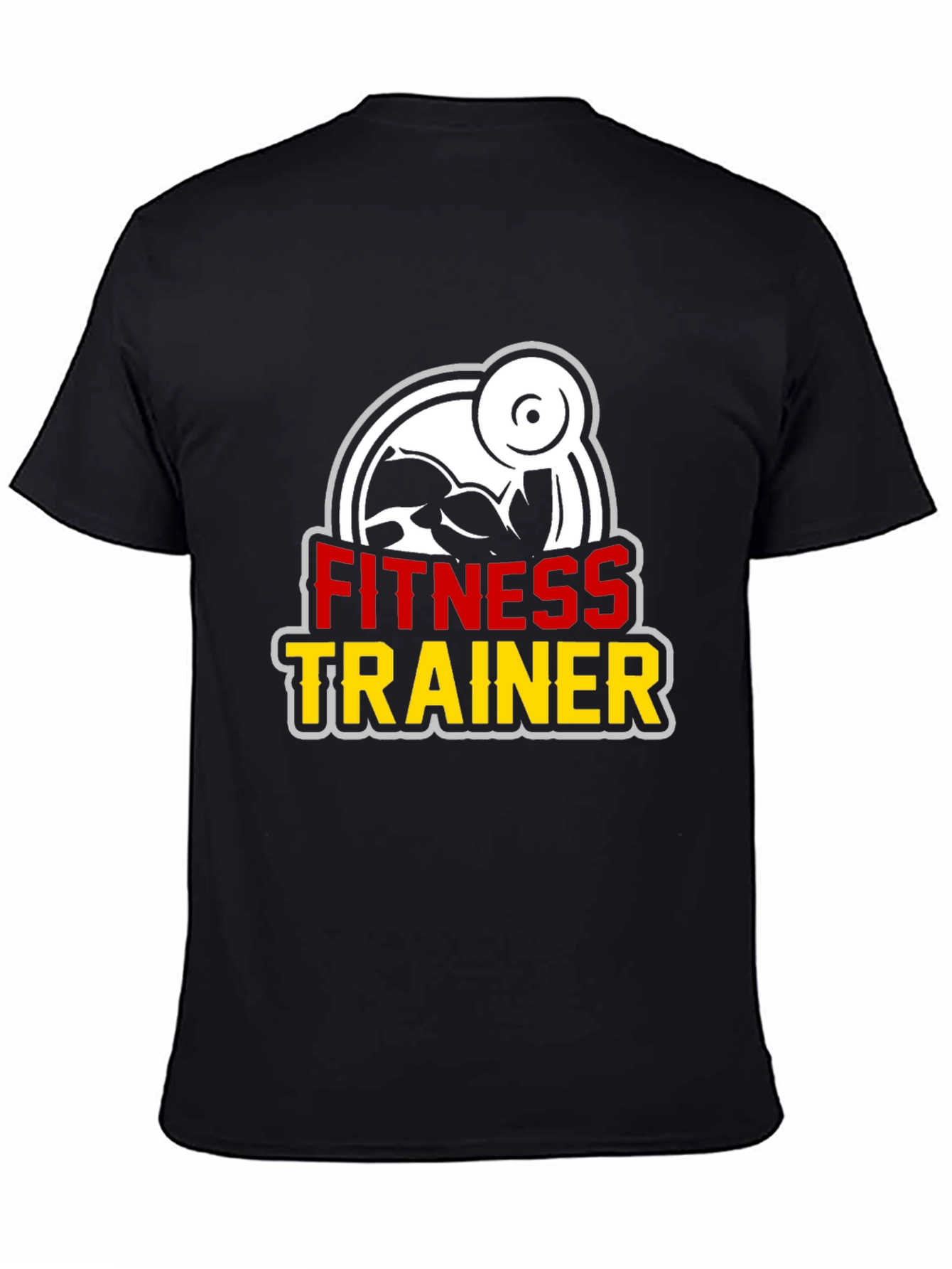 Fitness Trainer Graphic Tee - Black