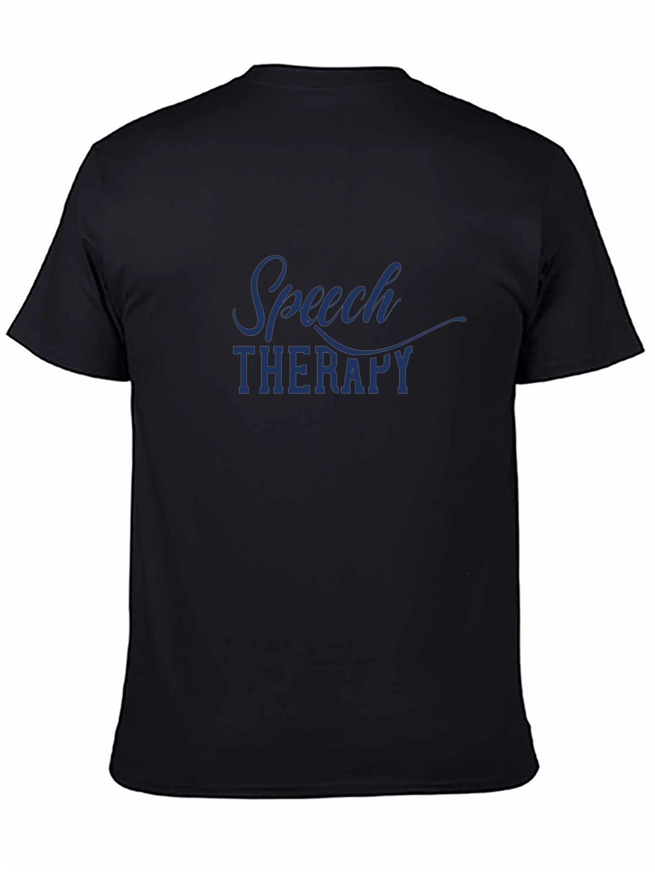 Speech Therapy T-Shirt - Black Classic Fit