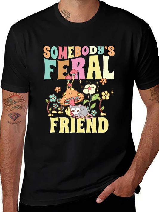 Feral Friend Graphic T-Shirt